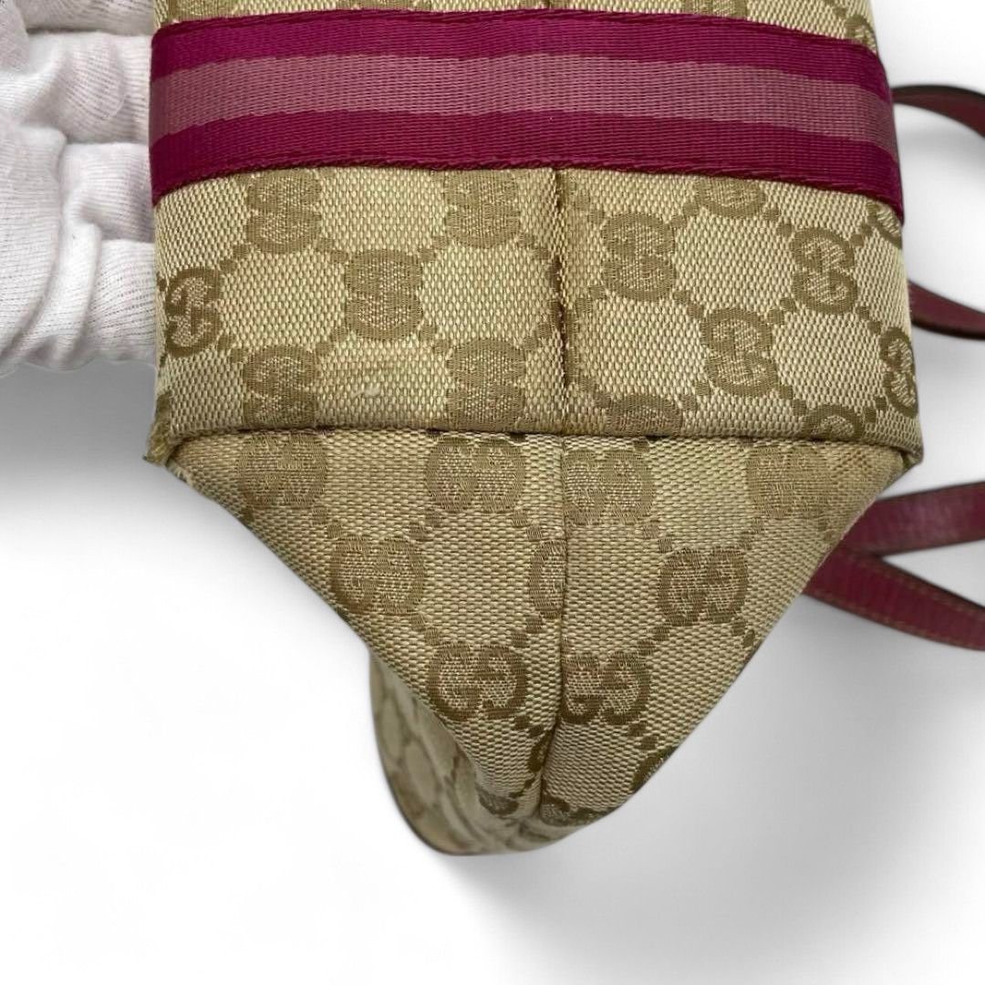 Gucci Gucci - Sherry Line Canvas Handbag Shoulder Bag Size ONE SIZE - 6 Thumbnail