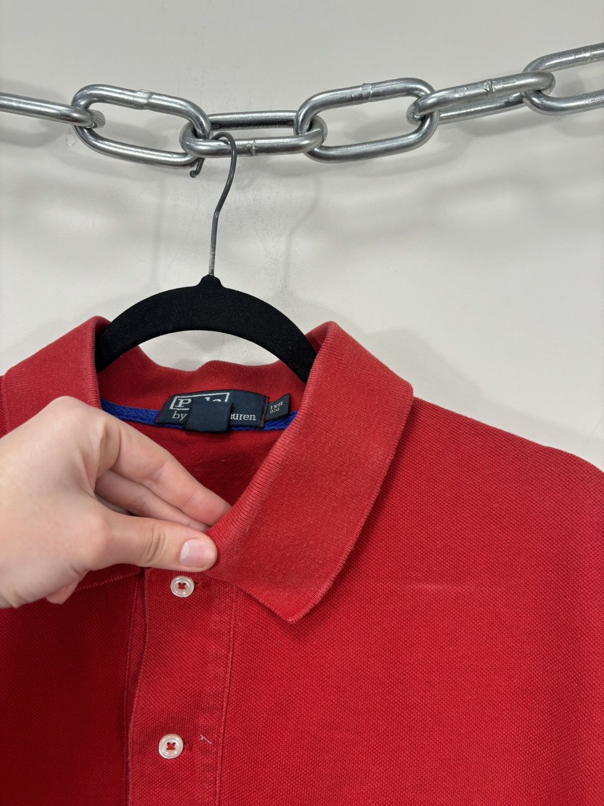 Vintage Polo Ralph Lauren Y2K Big USA Logo Hype Polo Shirt
