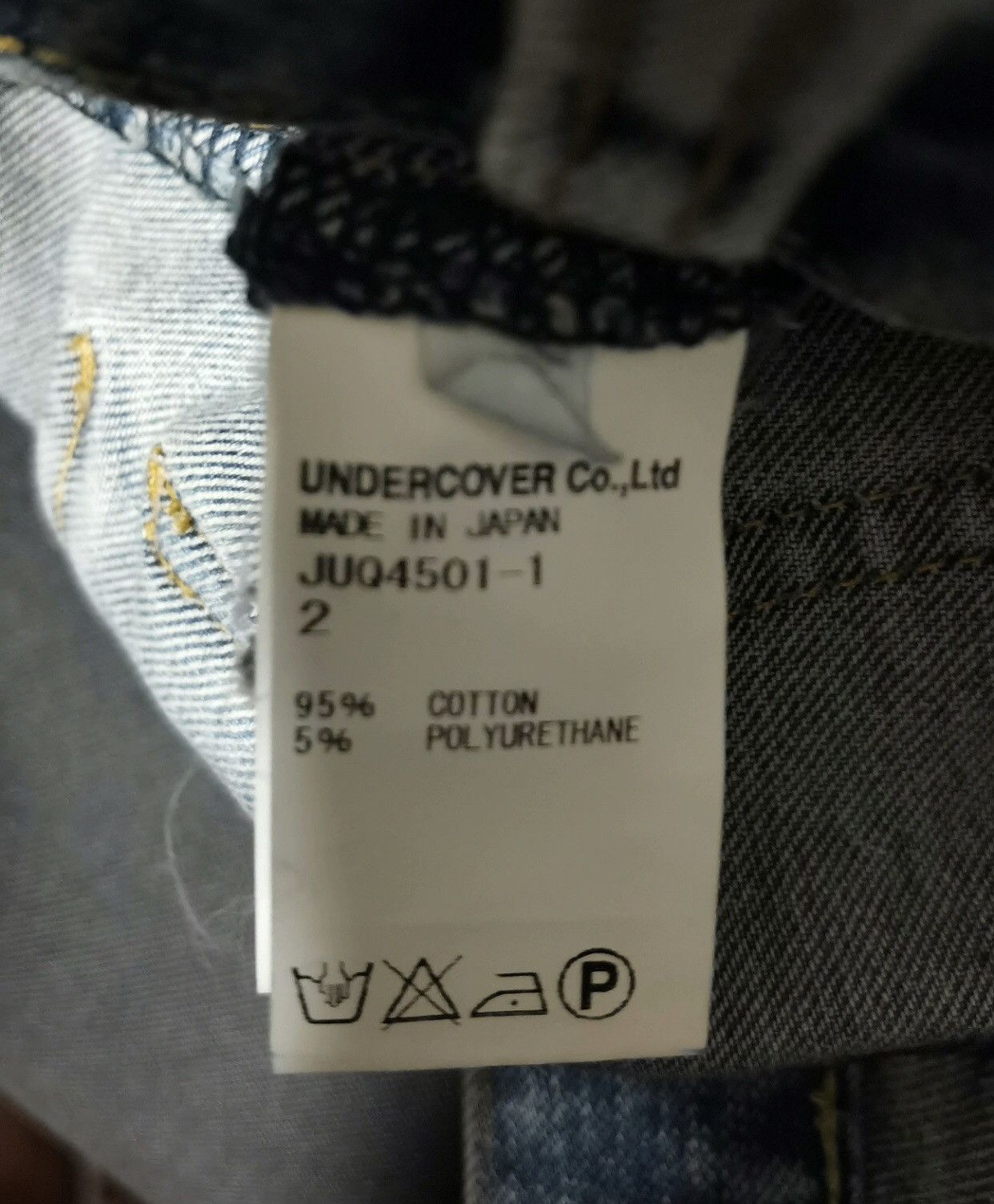 Undercover John Undercover Patchwork Takahashi Shield Jeans Size US 33 - 4 Thumbnail