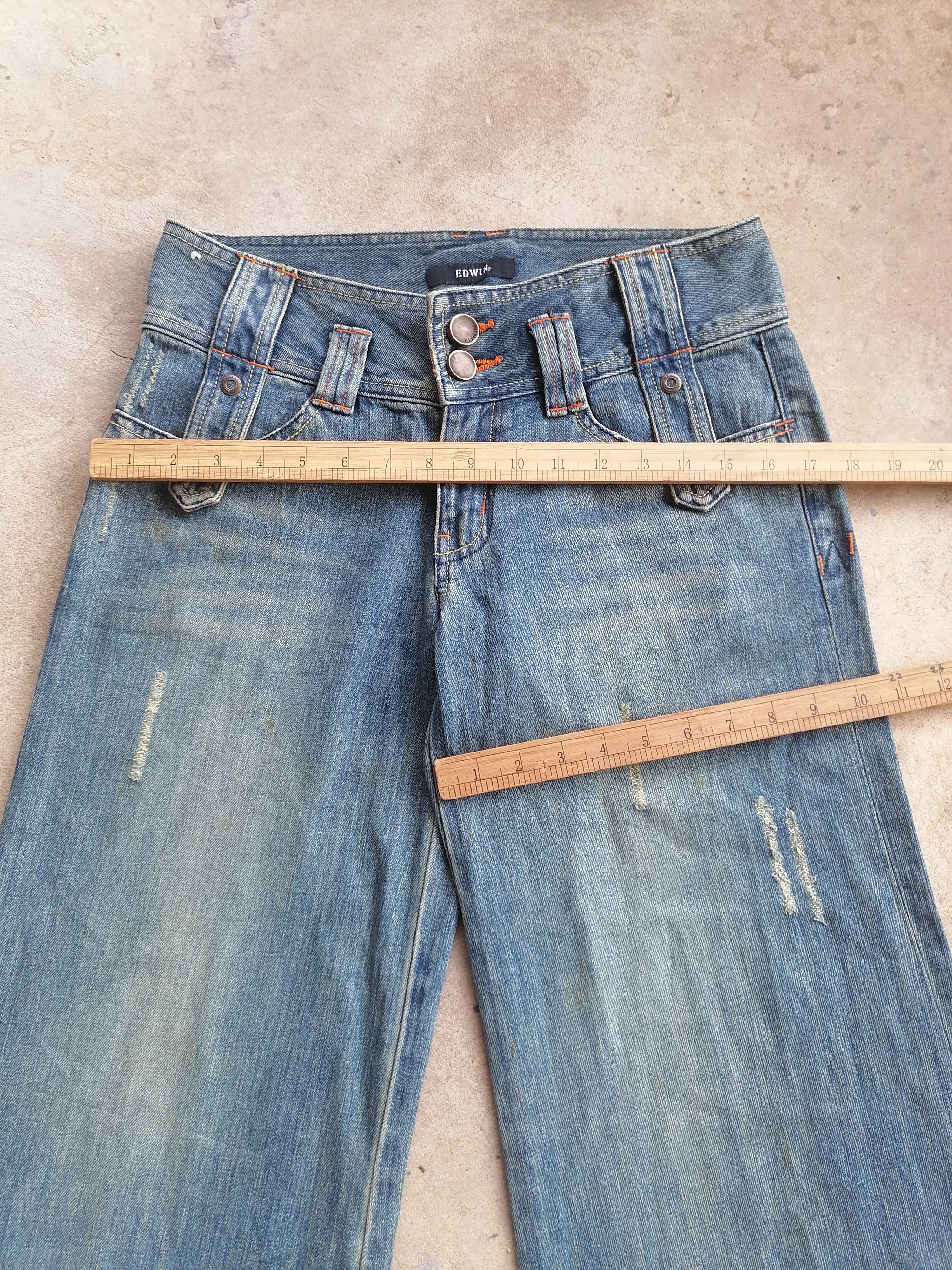 Edwin Edwin Wide Leg Jeans Size 29" - 4 Thumbnail
