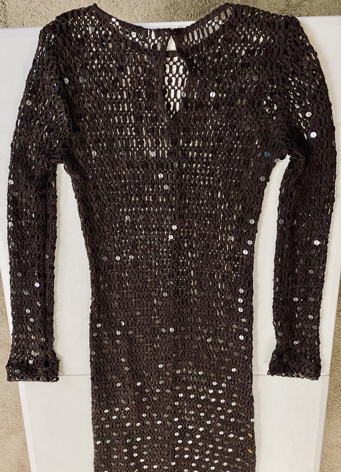 chocolate brown crochet dress SAME Rosette Crochet Dress | Chocolate Brown