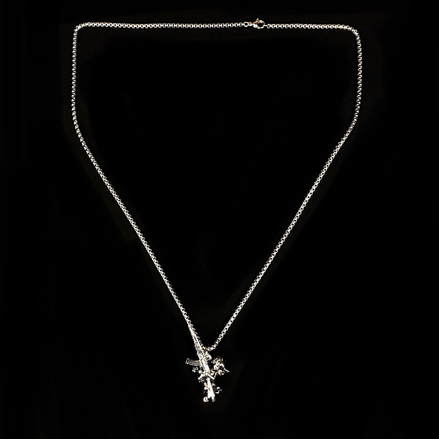 Jewelry Angel Necklace Punk Y2K Chain Size ONE SIZE - 3 Thumbnail