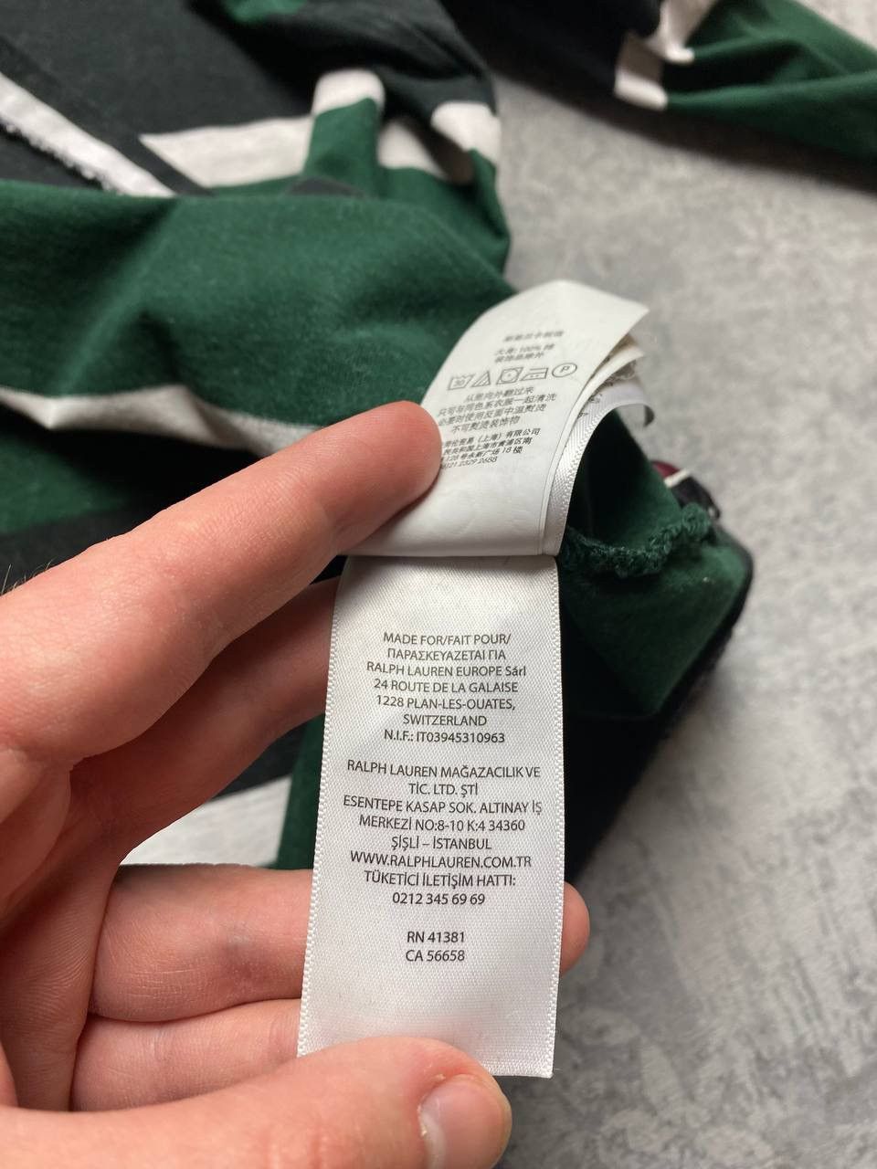 Polo Ralph Lauren Polo Ralph Lauren LS Long Sleeve Hooded Border "RLFC" Size US L / EU 52-54 / 3 - 9 Thumbnail