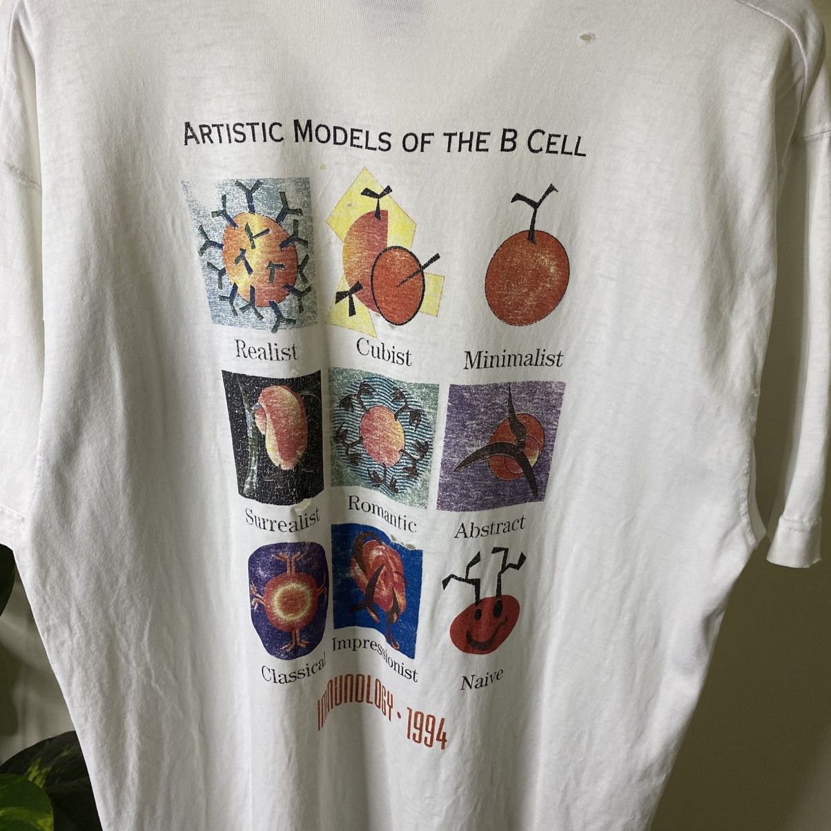 Vintage Vintage 1994 Immunology Distressed T Shirt Size US L / EU 52-54 / 3 - 2 Thumbnail