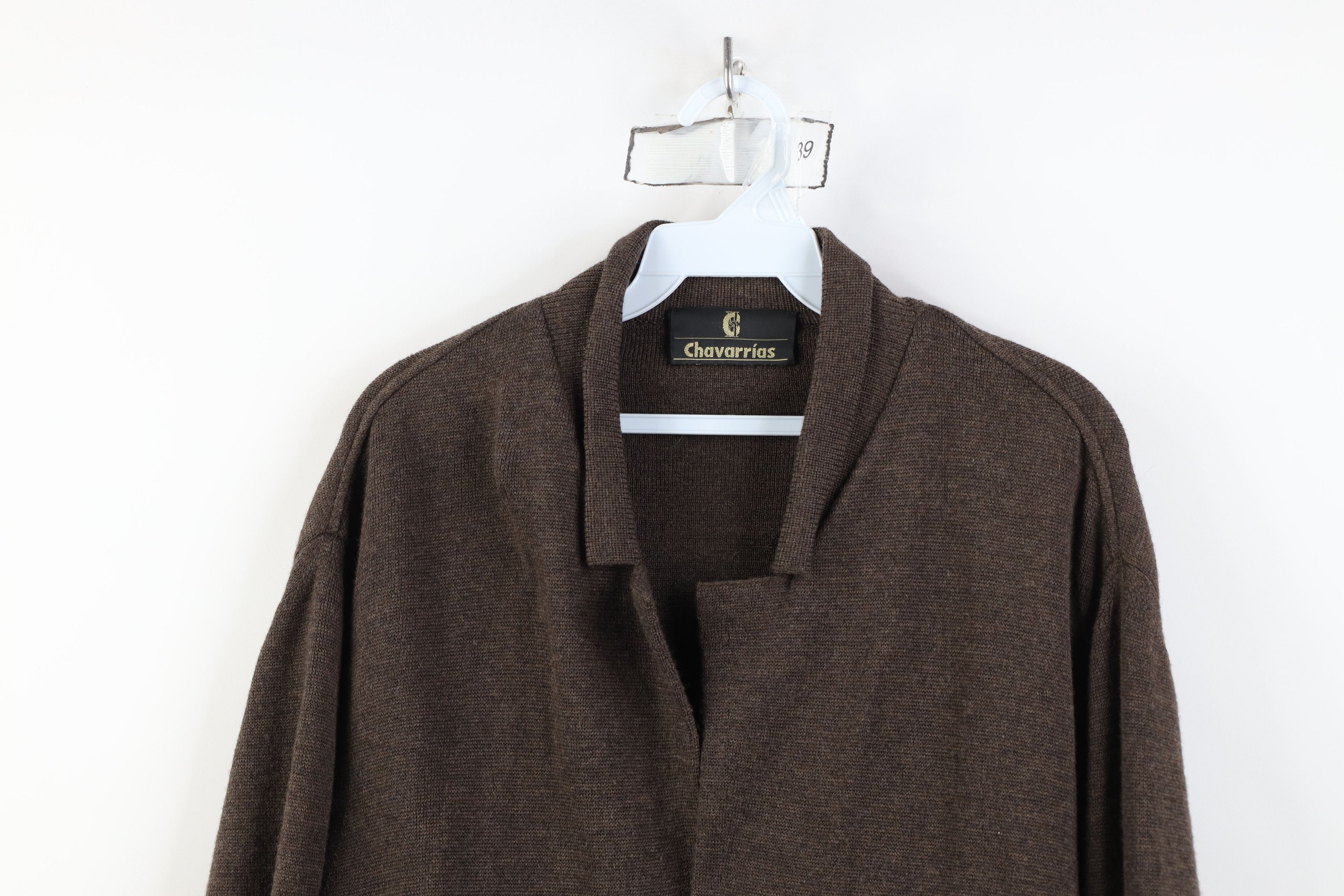 Vintage Vintage 90s Streetwear Merino Wool Knit Cardigan Sweater Size US XXL / EU 58 / 5 - 2 Thumbnail