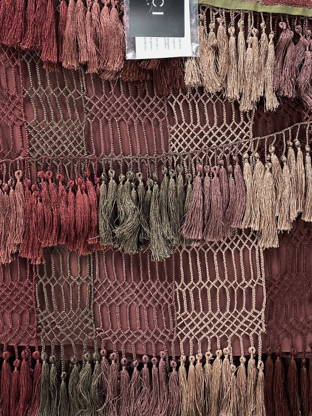 Gucci Rare Gucci SS2005 Runway Silk Macramé Fringe Skirt – IT 44 Size 30" / US 8 / IT 44 - 2 Thumbnail