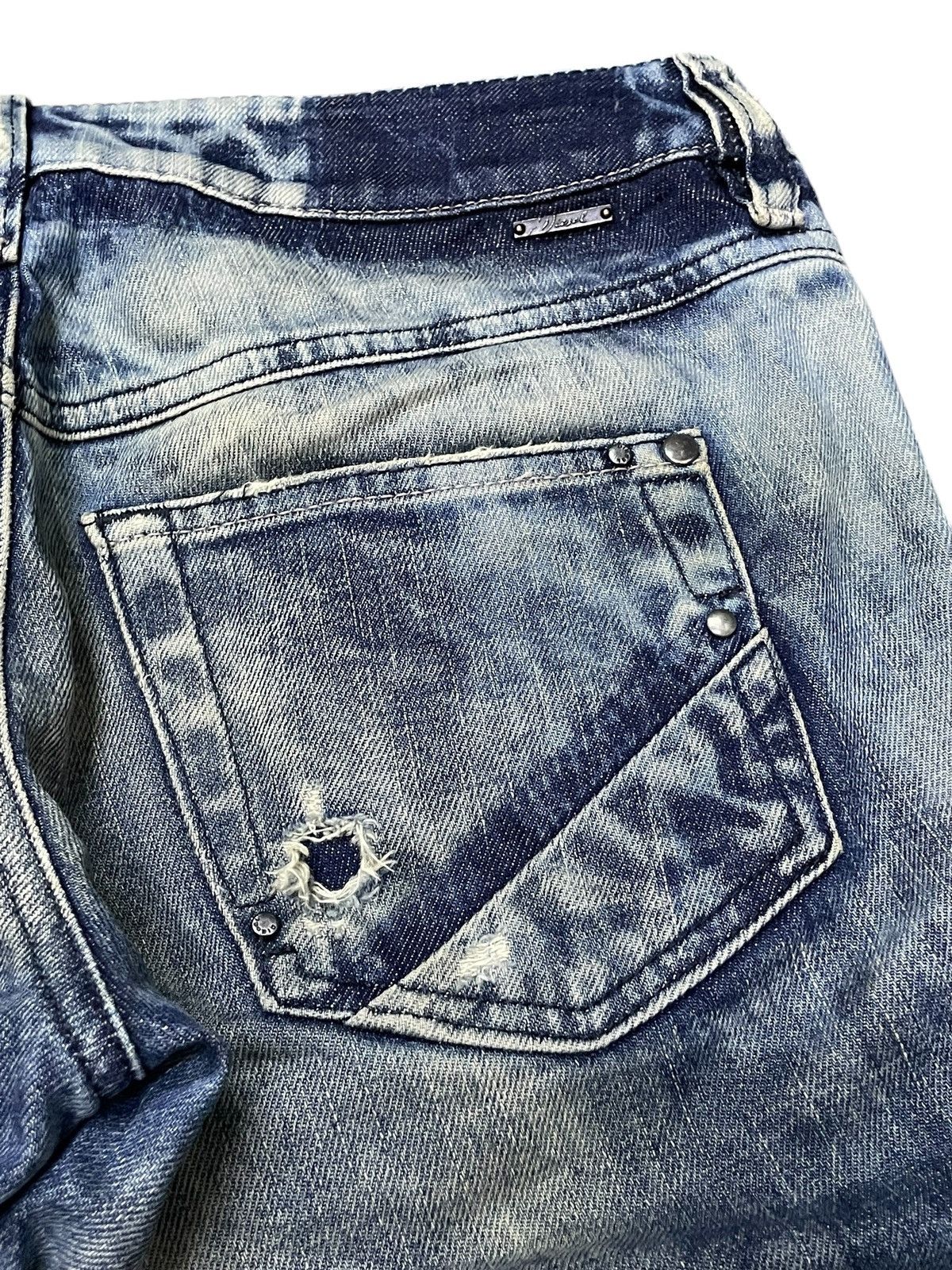 Diesel × Diesel Black Gold Diesel Enzyme Oil Wash Muddy Distressed Jeans Size US 28 / EU 44 - 21 Thumbnail