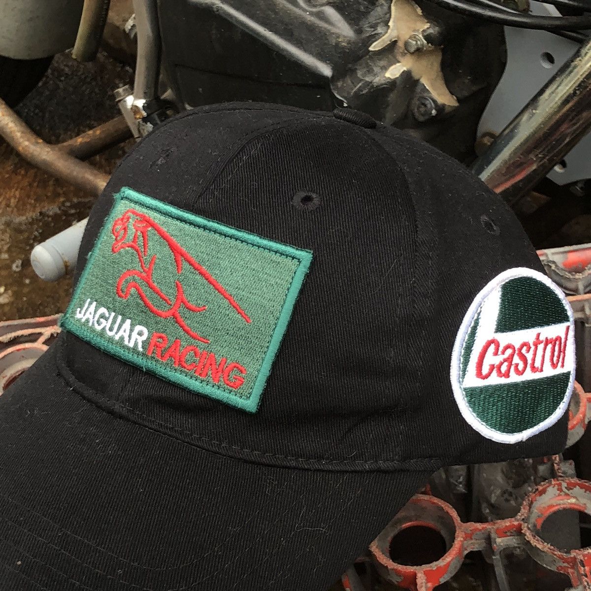 Vintage 🚫 SOLD 🚫 Jaguar Castrol Racing Formula-1 Hat Size ONE SIZE - 6 Thumbnail