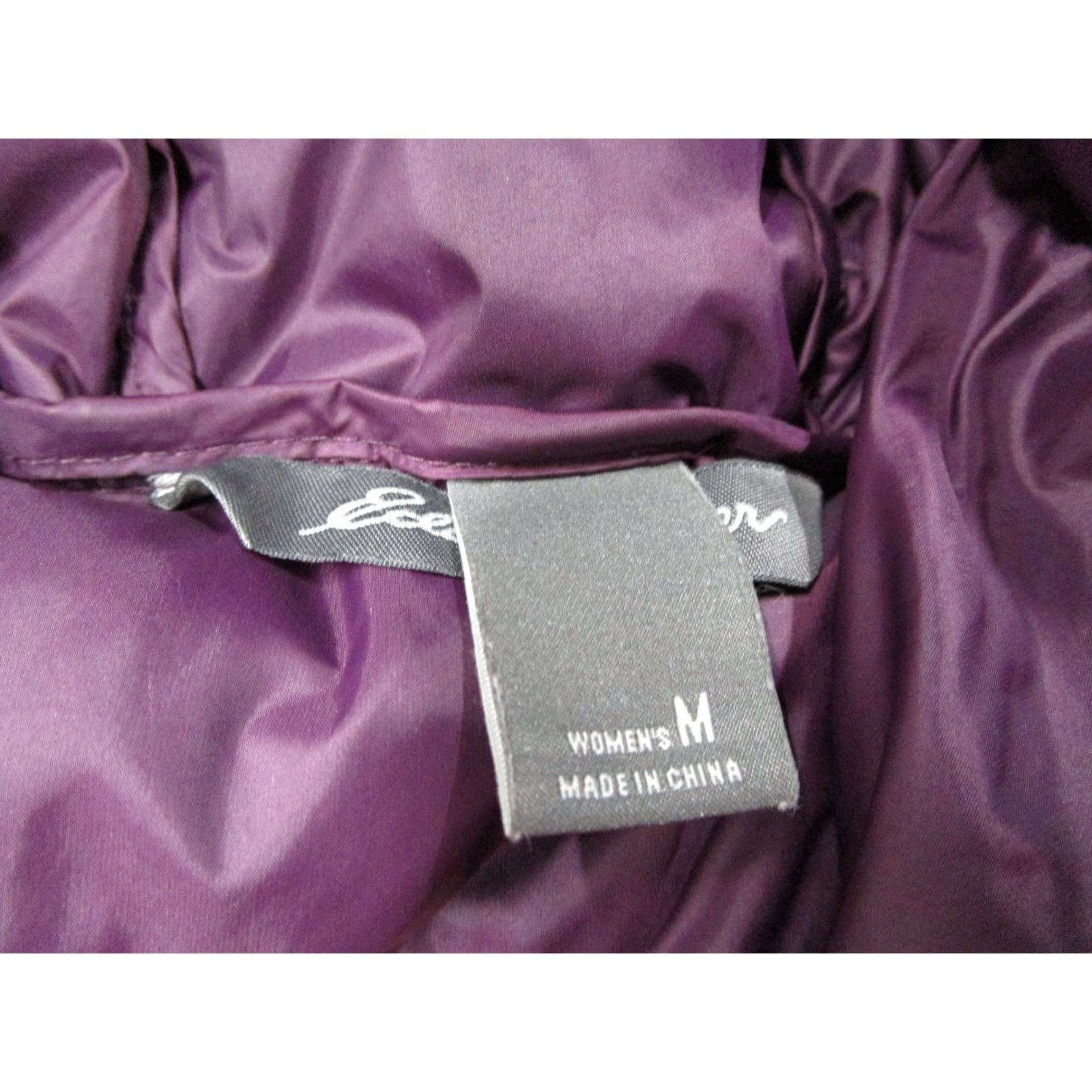 Eddie Bauer Eddie Bauer Jacket Women Medium Purple Luna Peak EB550 Down Hooded Puffer Size M / US 6-8 / IT 42-44 - 2 Thumbnail