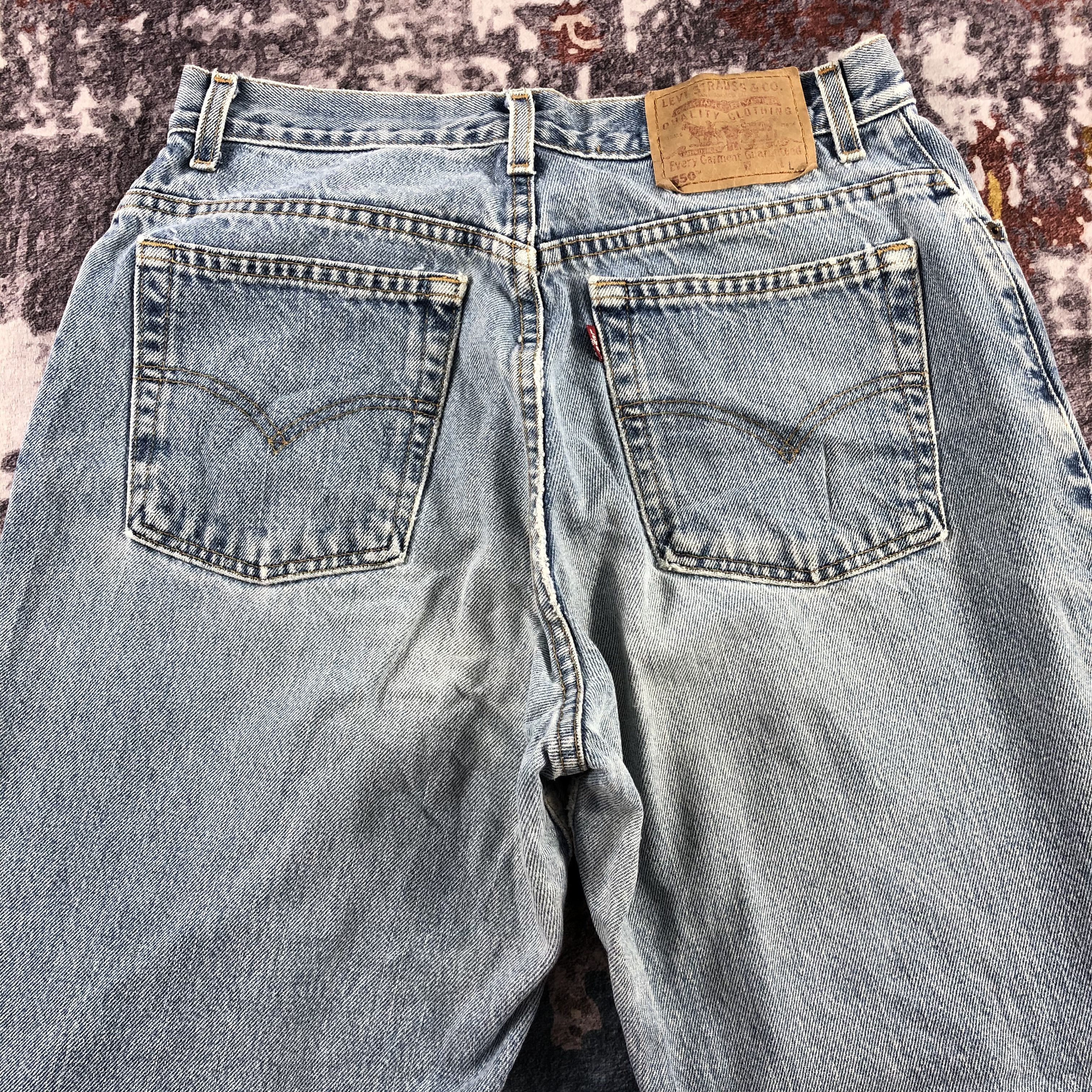 Levi's × Vintage Vintage 90s Blue Wash Levis 550 Jeans-JM3075 Size US 30 / EU 46 - 5 Thumbnail