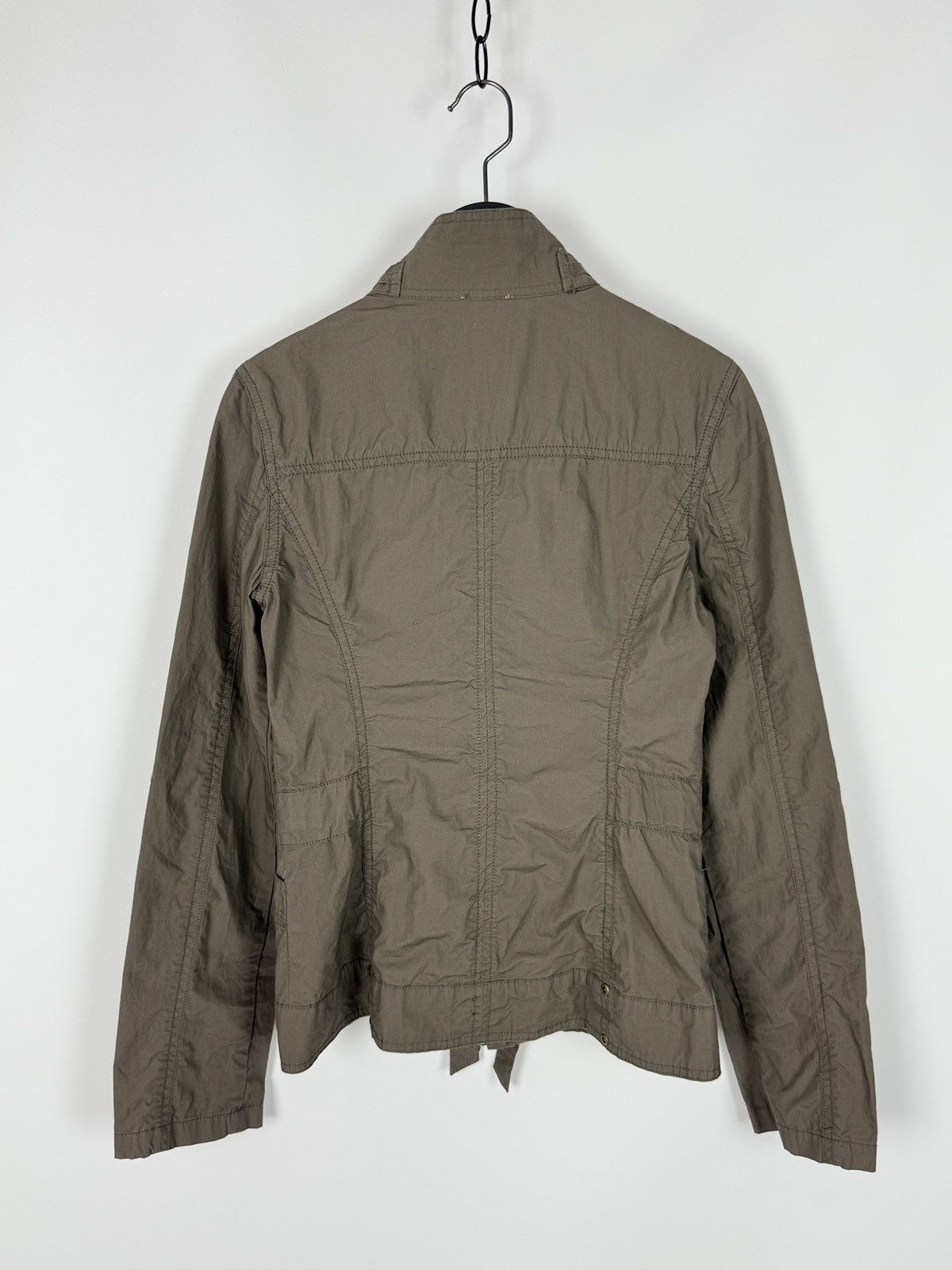 Vintage Y2K Vintage Pimkie Basic Fitted Brown Cargo Pocket Jacket S Size M / US 6-8 / IT 42-44 - 7 Thumbnail