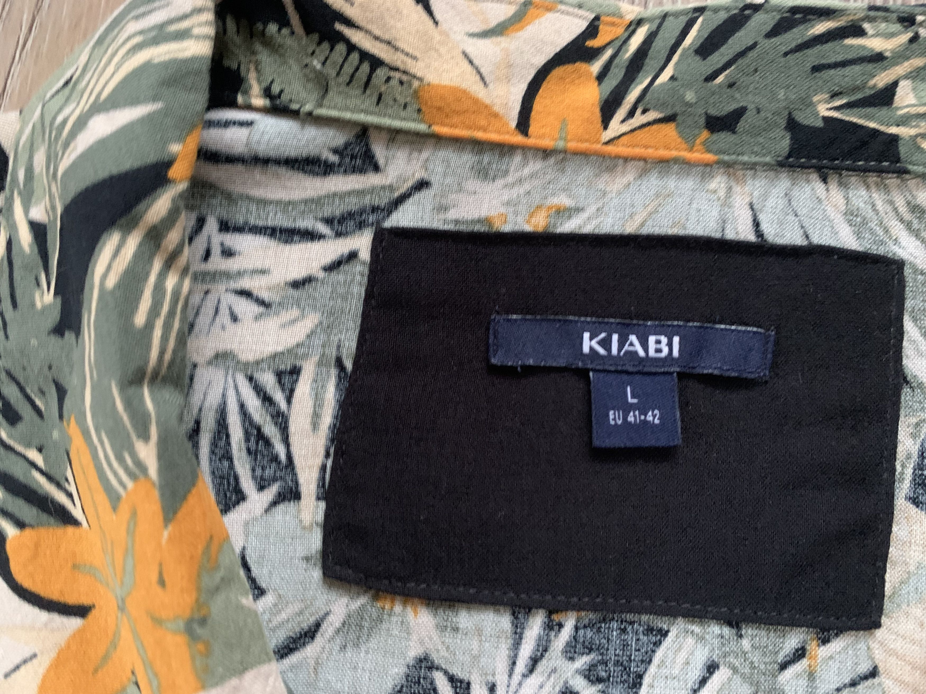 Other Kiabi Cotton Printed Hawaiian Shirt Size US L / EU 52-54 / 3 - 5 Thumbnail