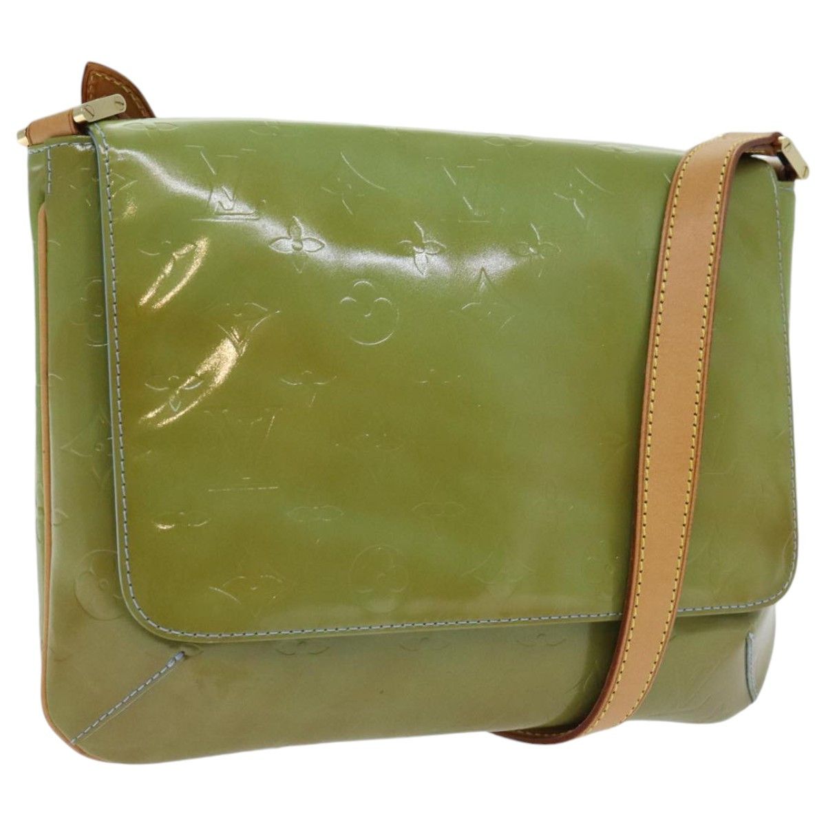 Louis Vuitton Thompson Street Green Patent Leather Shoulder Bag Size ONE SIZE - 1 Thumbnail