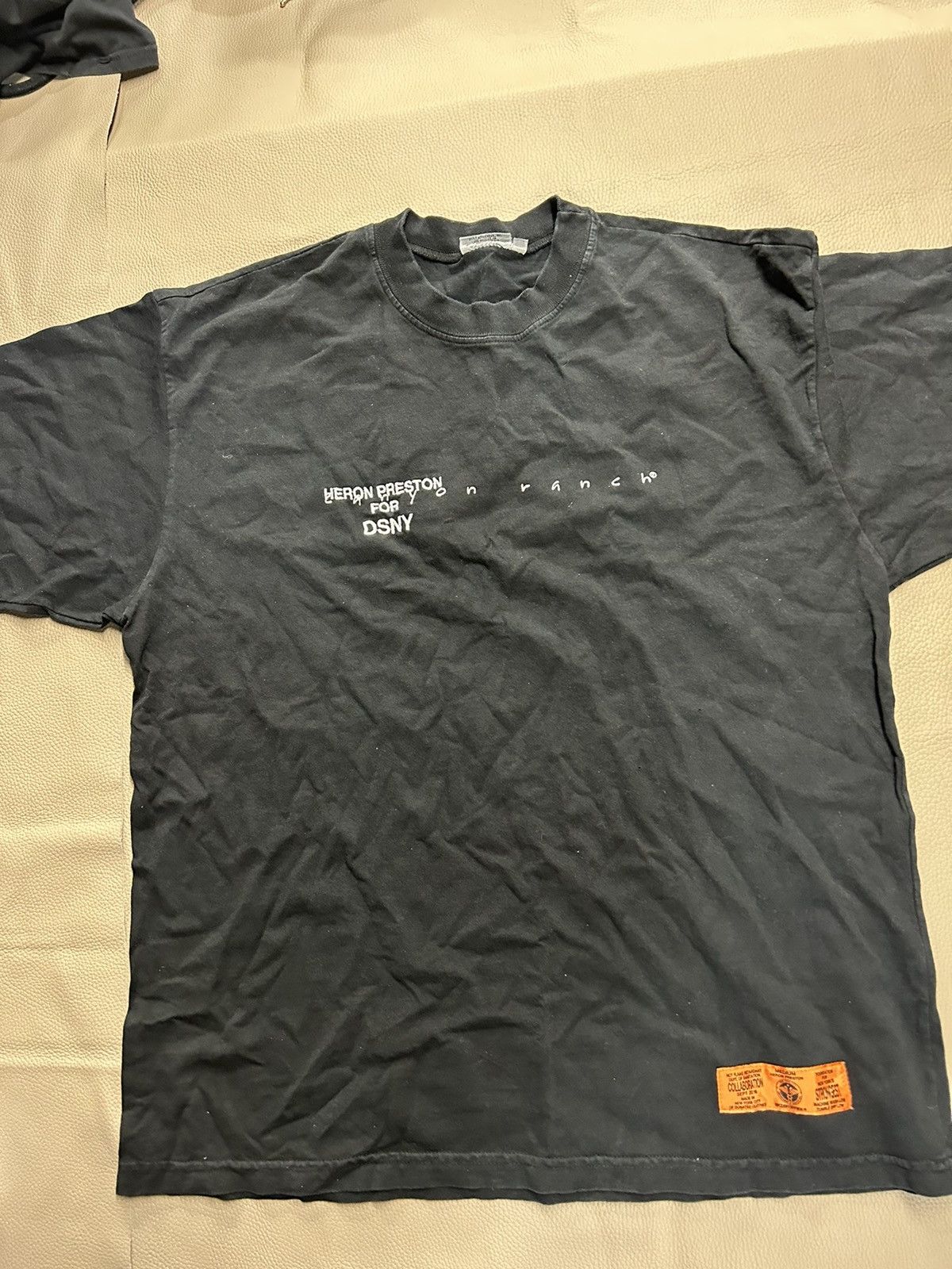 image of Heron Preston Dsny Shirt From First Fashion Show in Black, Men's (Size Medium)