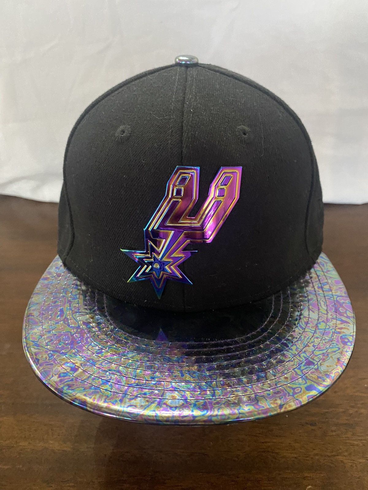 NBA × New Era New Era/San Antonio Spurs 9Fifty SnapBack//RARE/Sz M/L Size ONE SIZE - 2 Thumbnail