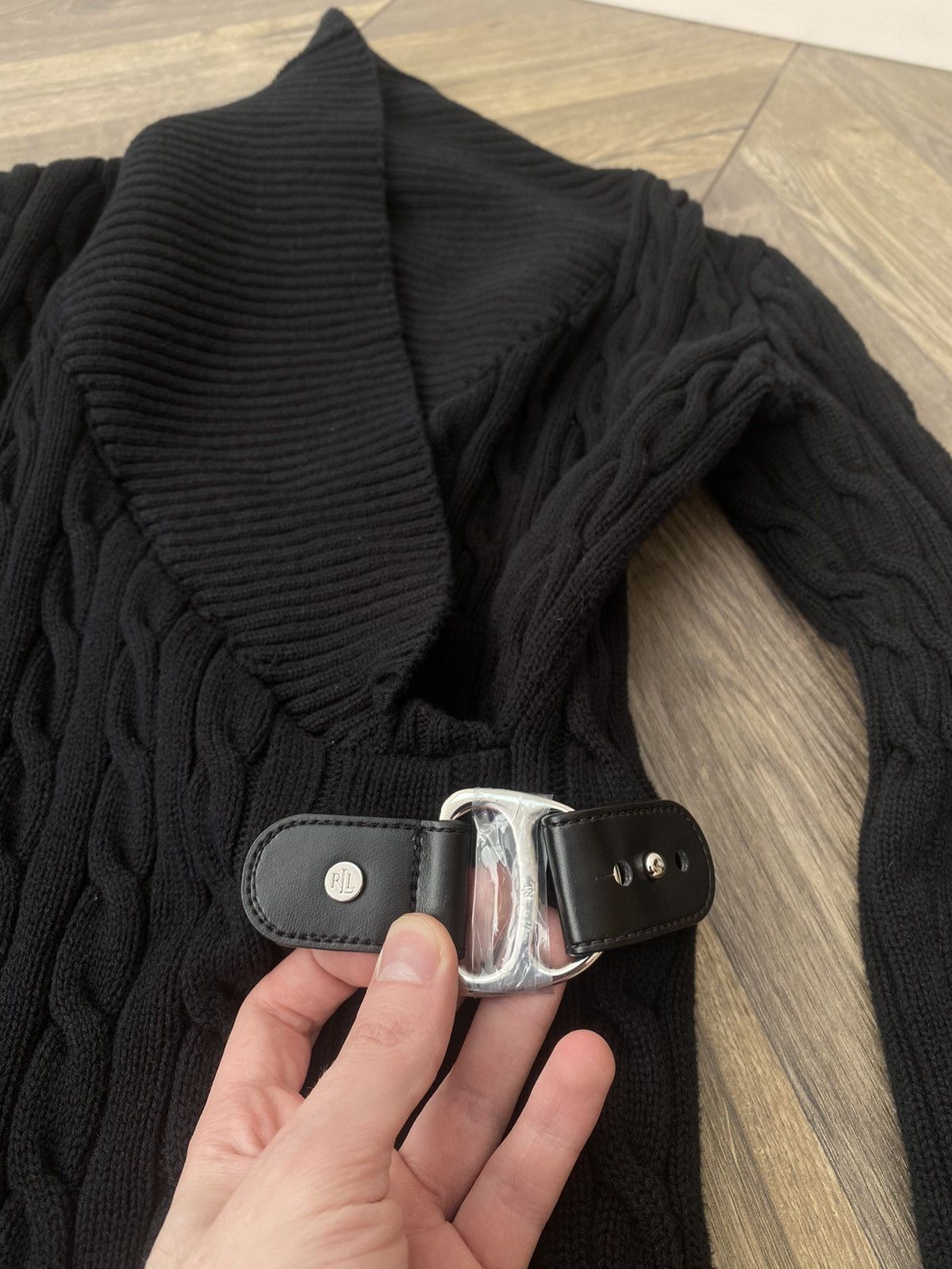 Polo Ralph Lauren × Vintage Vintage Ralph Lauren Black Label Cable Knit Dress Size XXS / US 00 / IT 34 - 9 Thumbnail