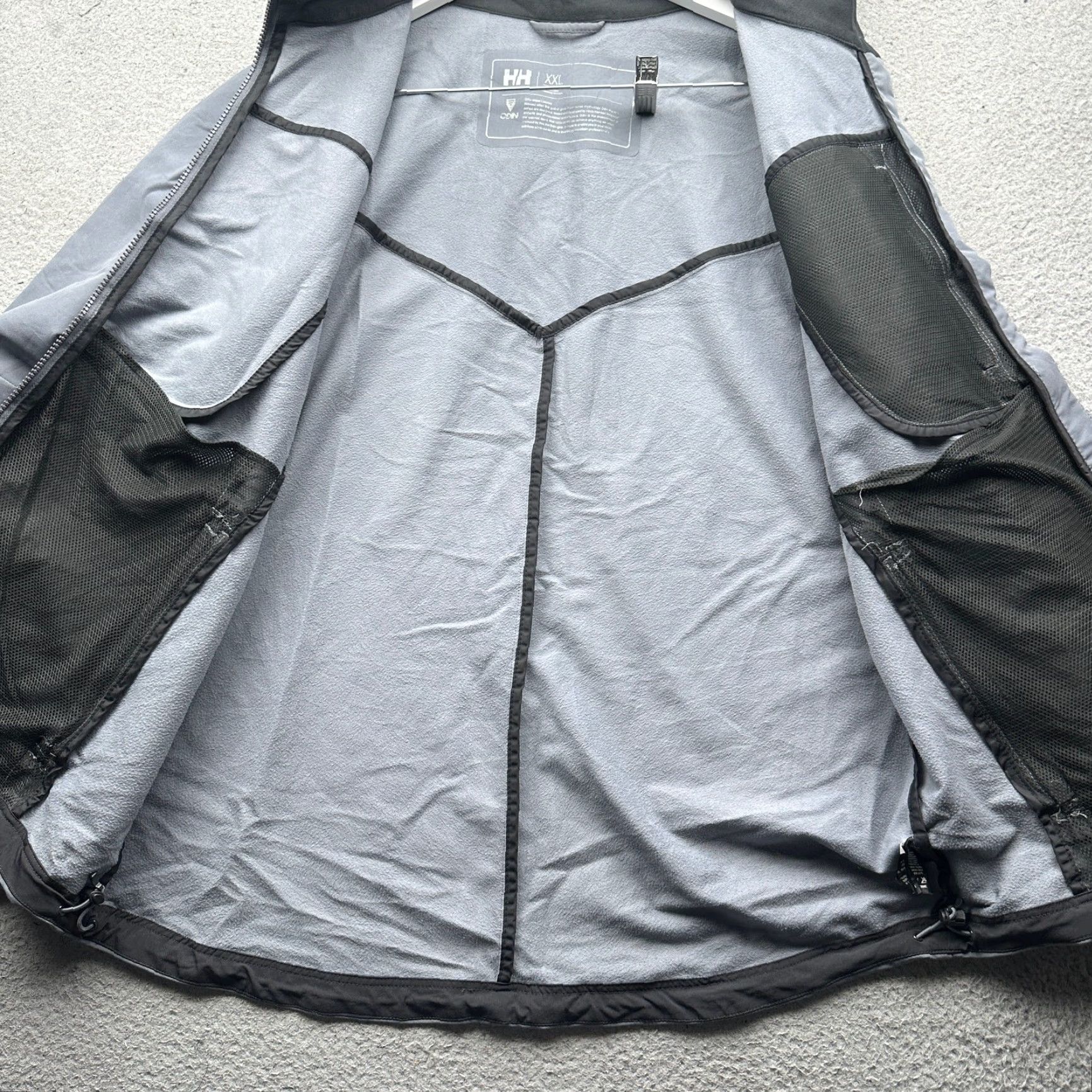 Helly Hansen VINTAGE? No. Helly Hanson Odin Expert Series Softshell Full Zip Gray Jacket Mens 2XL Logo Zip Pockets Size US XXL / EU 58 / 5 - 7 Thumbnail