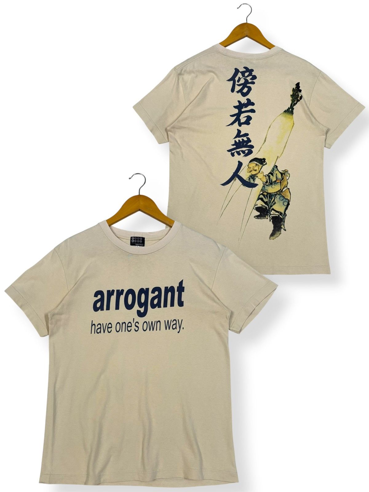 Takeo Kikuchi Vintage Takeo Kikuchi “Arrogant Have One’s Own Way” T-shirt Size US M / EU 48-50 / 2 - 1 Thumbnail