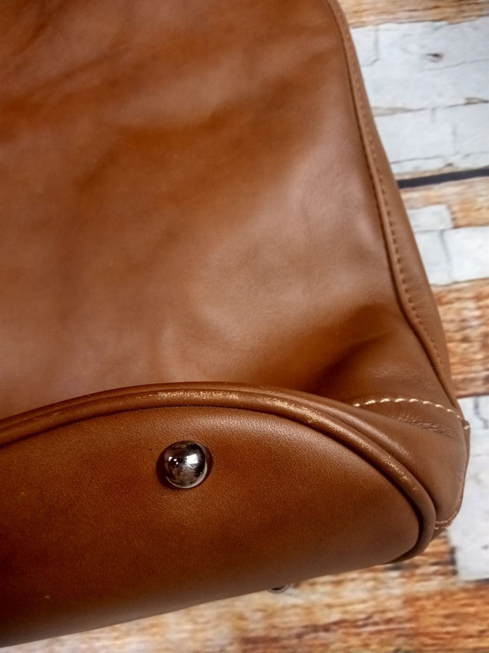 Longchamp Longchamp Brown Leather Women's Bag Size ONE SIZE - 10 Thumbnail