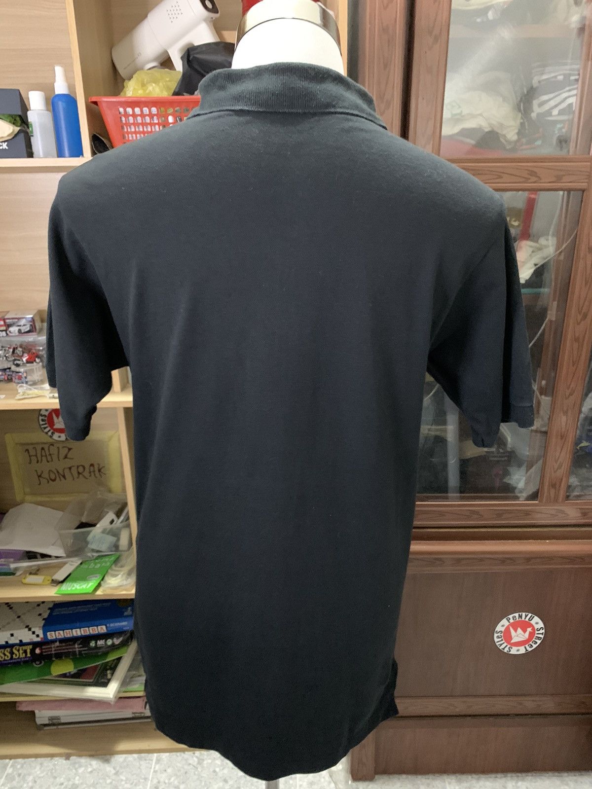 Other Vintage BRONZE AGE Black polo shirt Size US L / EU 52-54 / 3 - 5 Thumbnail