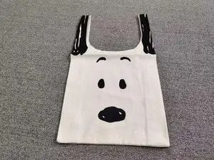 Japanese Brand Snoopy Peanuts Stay Real White Color Tote Bag Size ONE SIZE - 1 Thumbnail