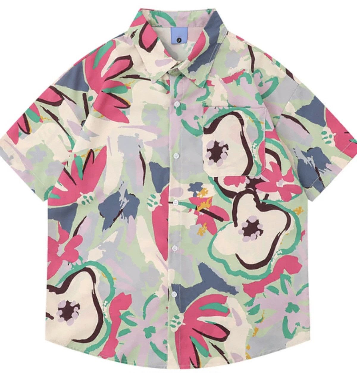 Other Graffiti Button Up Short Sleeve Shirt Size US M / EU 48-50 / 2 - 1 Thumbnail