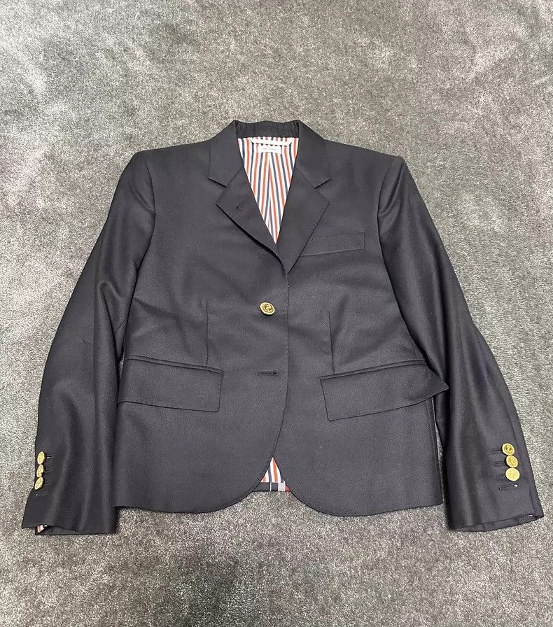 Thom Browne Thom Browne Women's Navy Blazer Jacket-dmc Size US XS / EU 42 / 0 - 1 Thumbnail