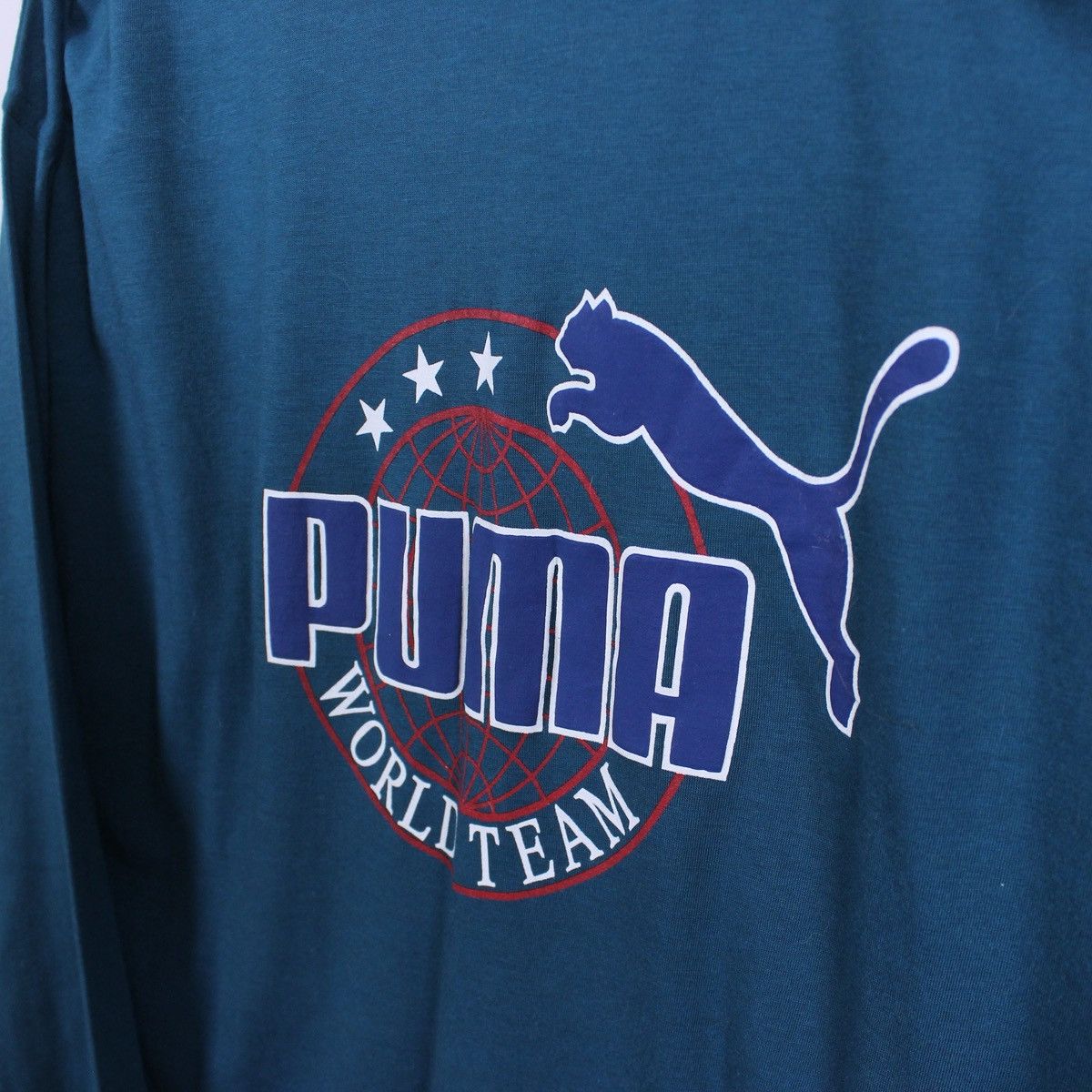 Puma Vintage Puma Long Sleeve Size US L / EU 52-54 / 3 - 3 Thumbnail