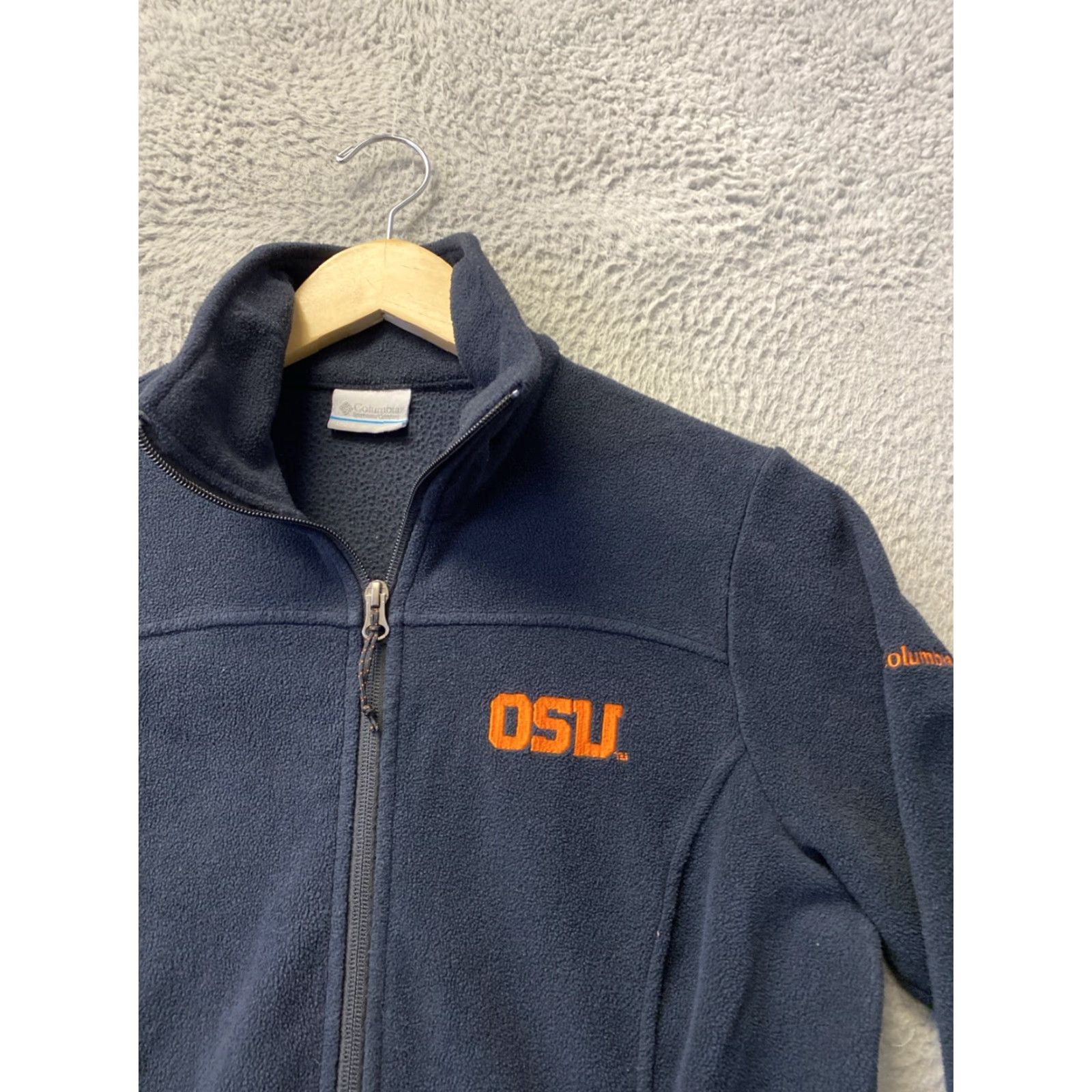 Vintage Columbia Women’s Jacket Softshell S Black Zip Pockets Logo All Seasons Fleece Lining Size S / US 4 / IT 40 - 2 Thumbnail
