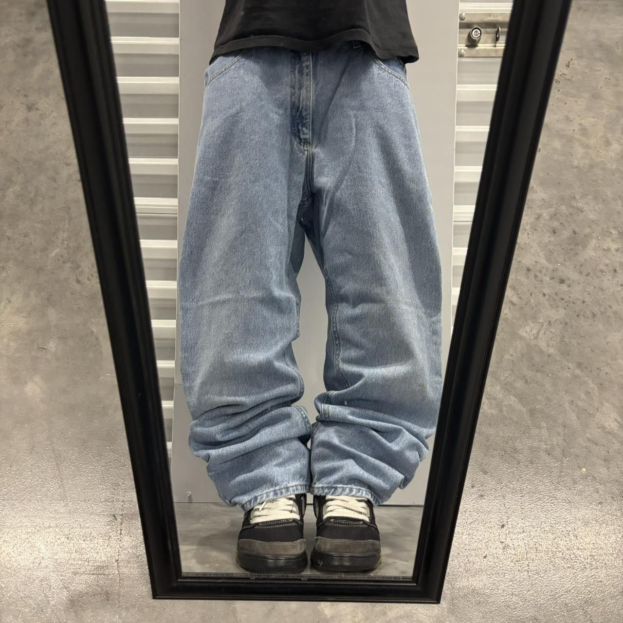 Japanese Brand × Vintage Crazy Vintage Y2K/2000s Light Wash Essential Denim Jeans! Size US 36 / EU 52 - 1 Thumbnail