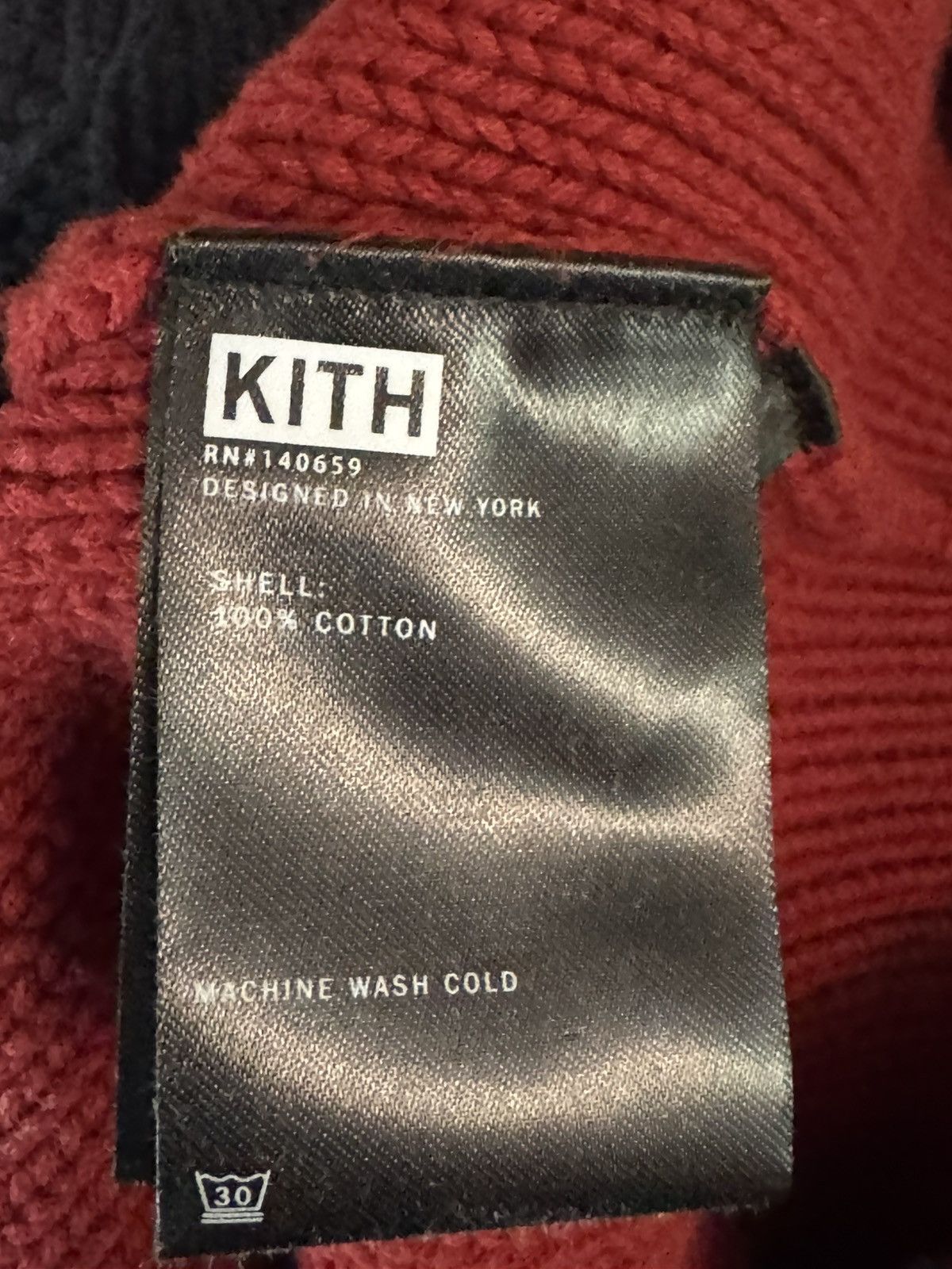 Kith Ryan Cable knit Sweater 2021 Size US L / EU 52-54 / 3 - 5 Thumbnail