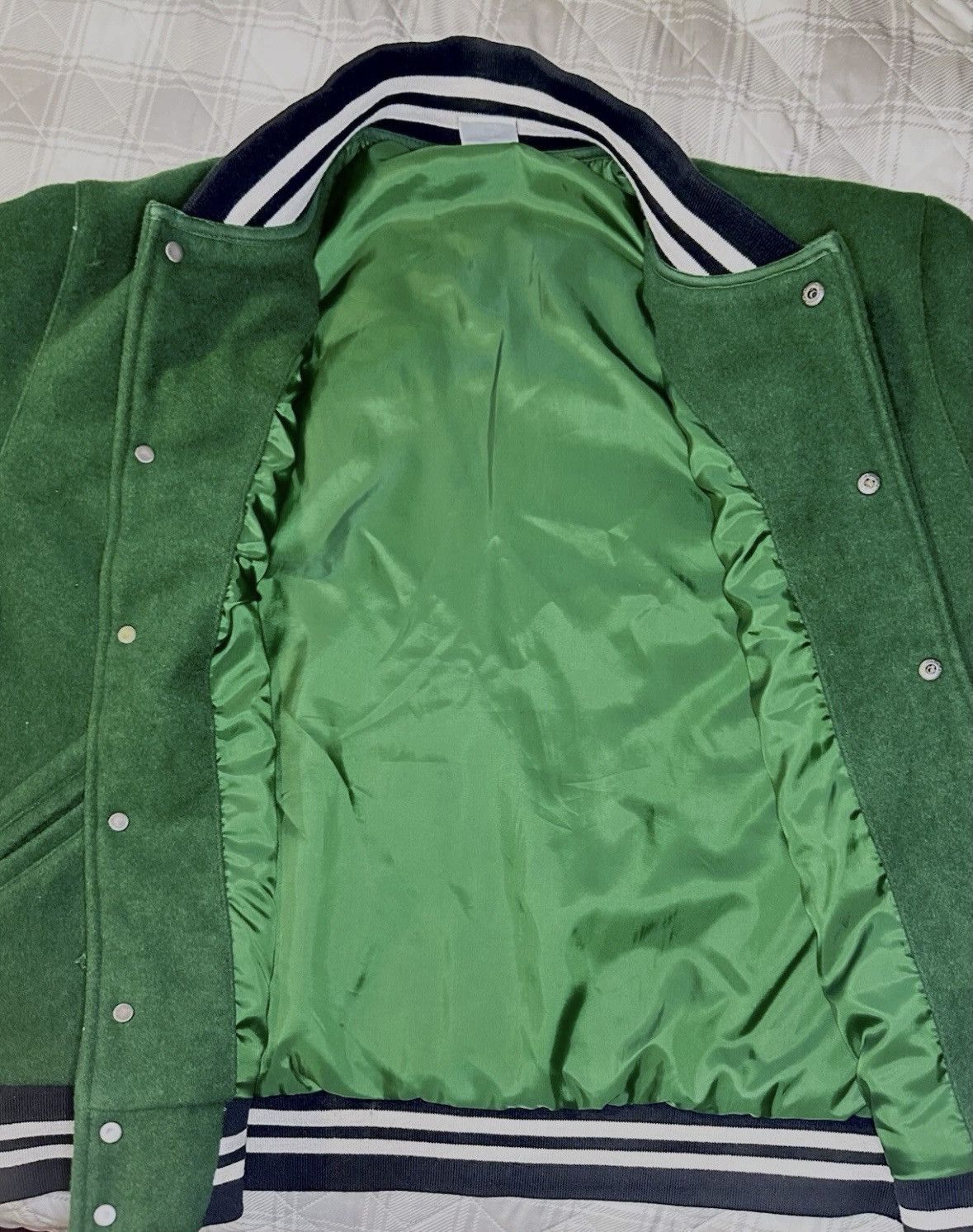 Nike Nike Sportwear Authentics Varsity Jacket in Gorge Green Size US M / EU 48-50 / 2 - 4 Thumbnail