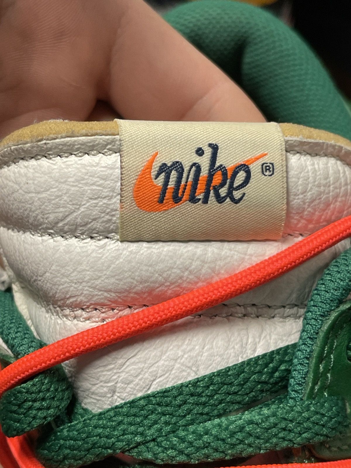 Off-White Size 12 - Off White x Nike Dunk Low Pine Green CT0856-100 Size US 12 / EU 45 - 15 Thumbnail