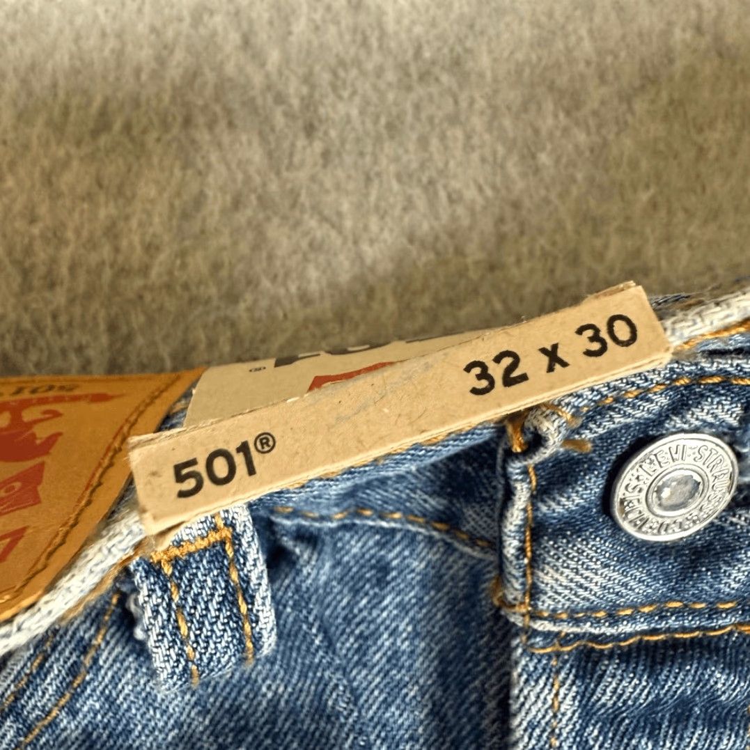 CO VINTAGE Levi Strauss & Co 501 Jeans Blue Straight Mens 32x30 Denim NWT Size US 32 / EU 48 - 2 Thumbnail