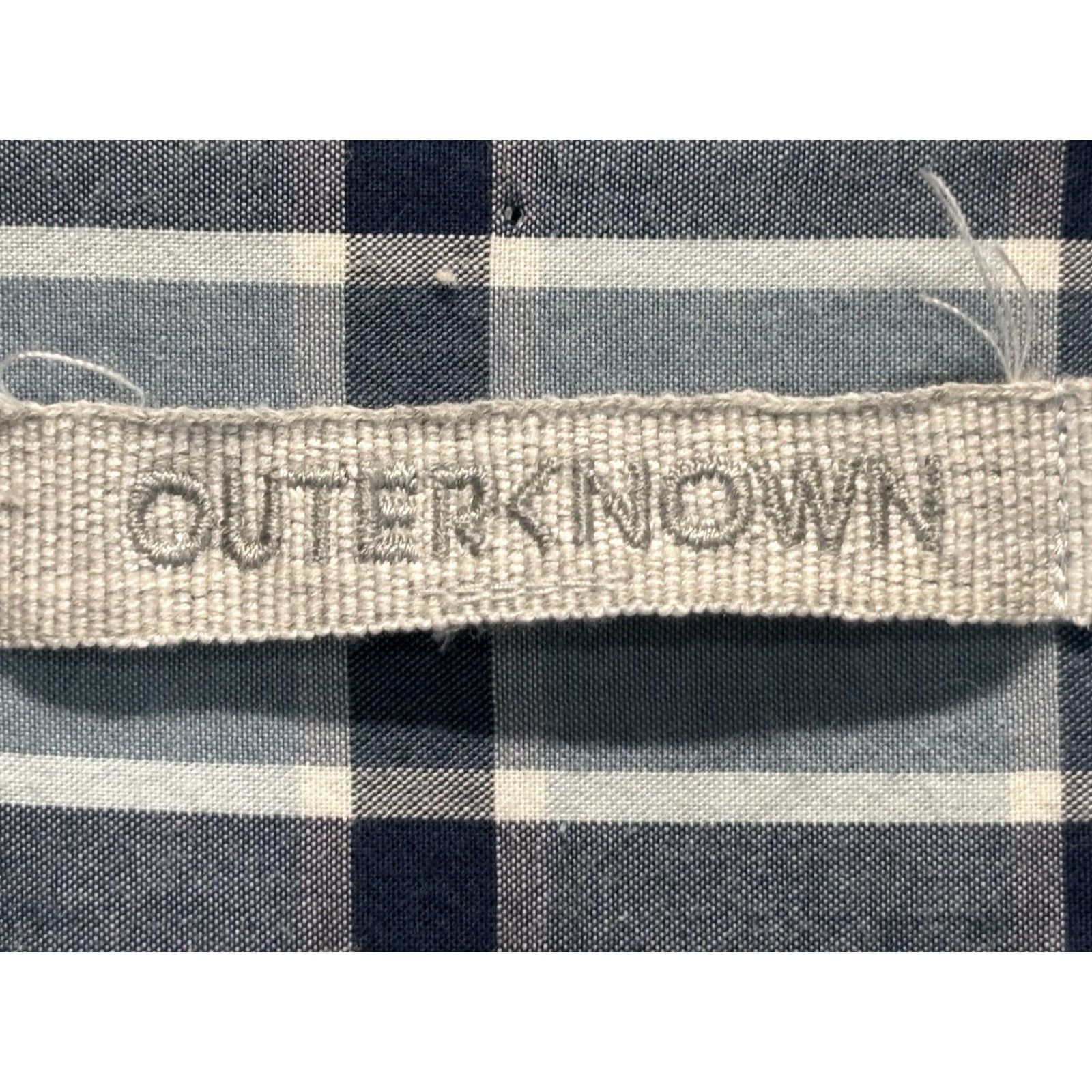 Outerknown VINTAGE? Outerknown Plaid Shirt Large Men’s Blue 100% Organic Cotton Long Sleeve Button-Up Collared Modern Regular L Mens Size US L / EU 52-54 / 3 - 5 Thumbnail