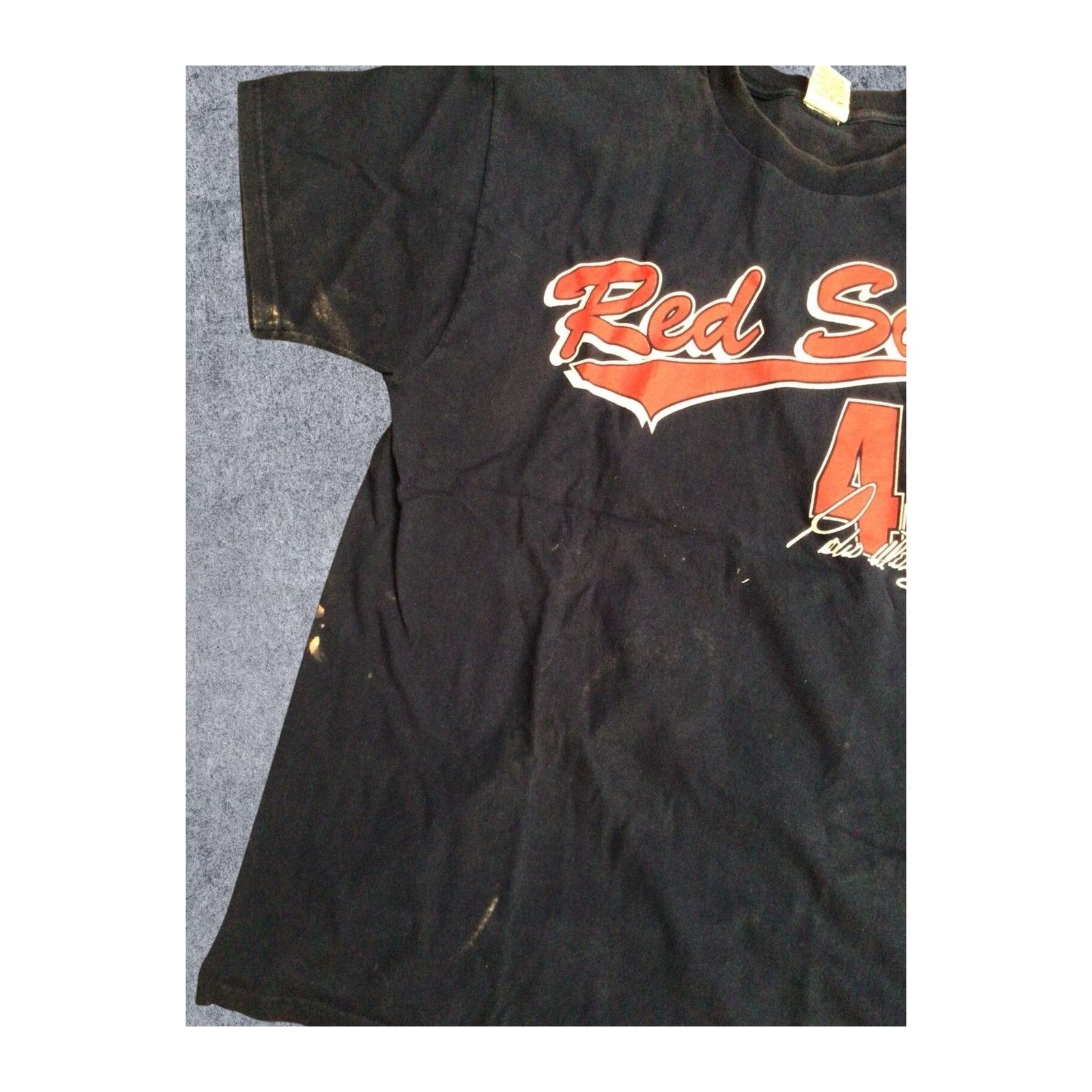 Majestic Vintage MLB Boston Red Sox Preloved Martines Shirt XL Size US XL / EU 56 / 4 - 3 Thumbnail