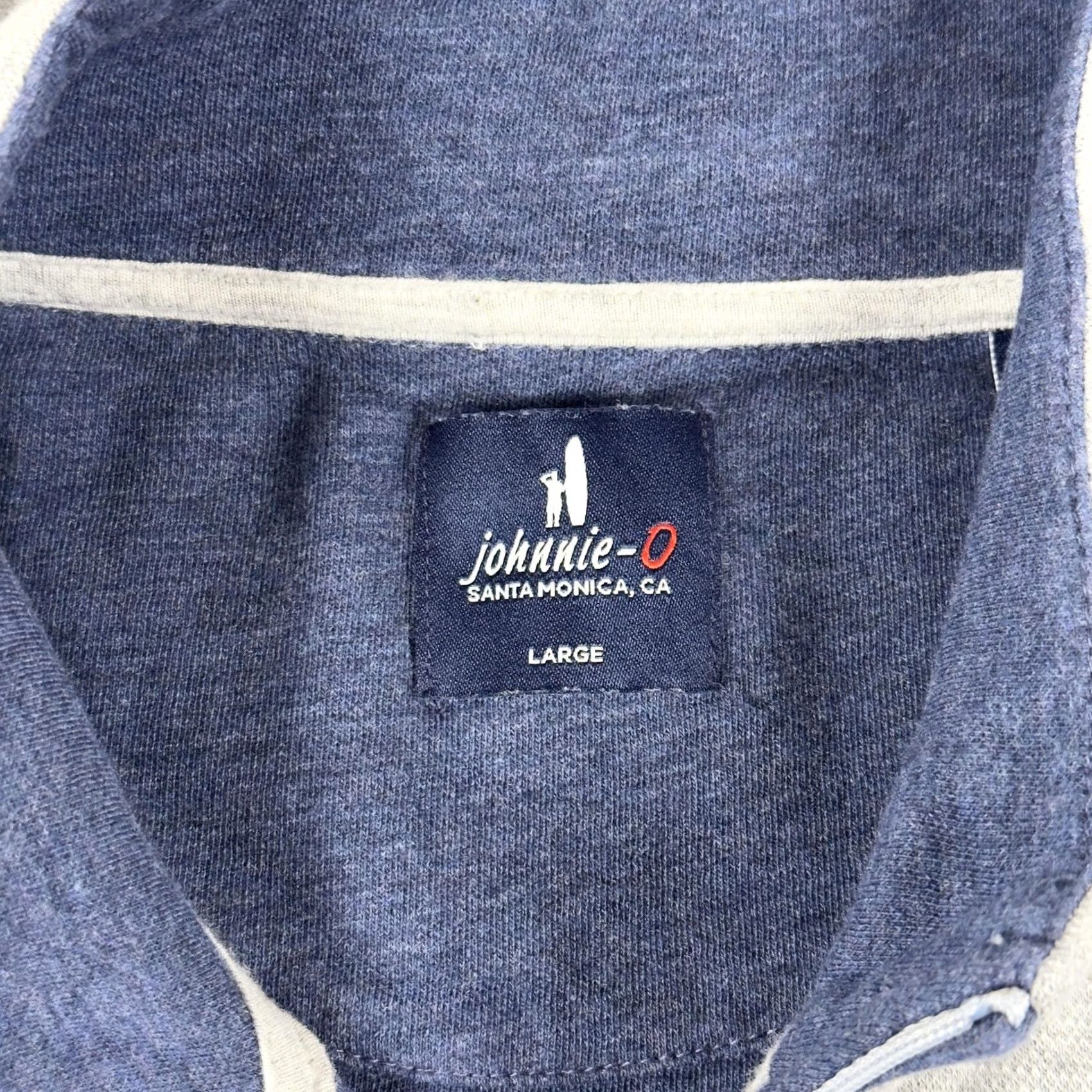 johnnie-O johnnie-O Sweater Mens Large Light Gray Hanks Stretch Golf Pullover Size US L / EU 52-54 / 3 - 2 Thumbnail