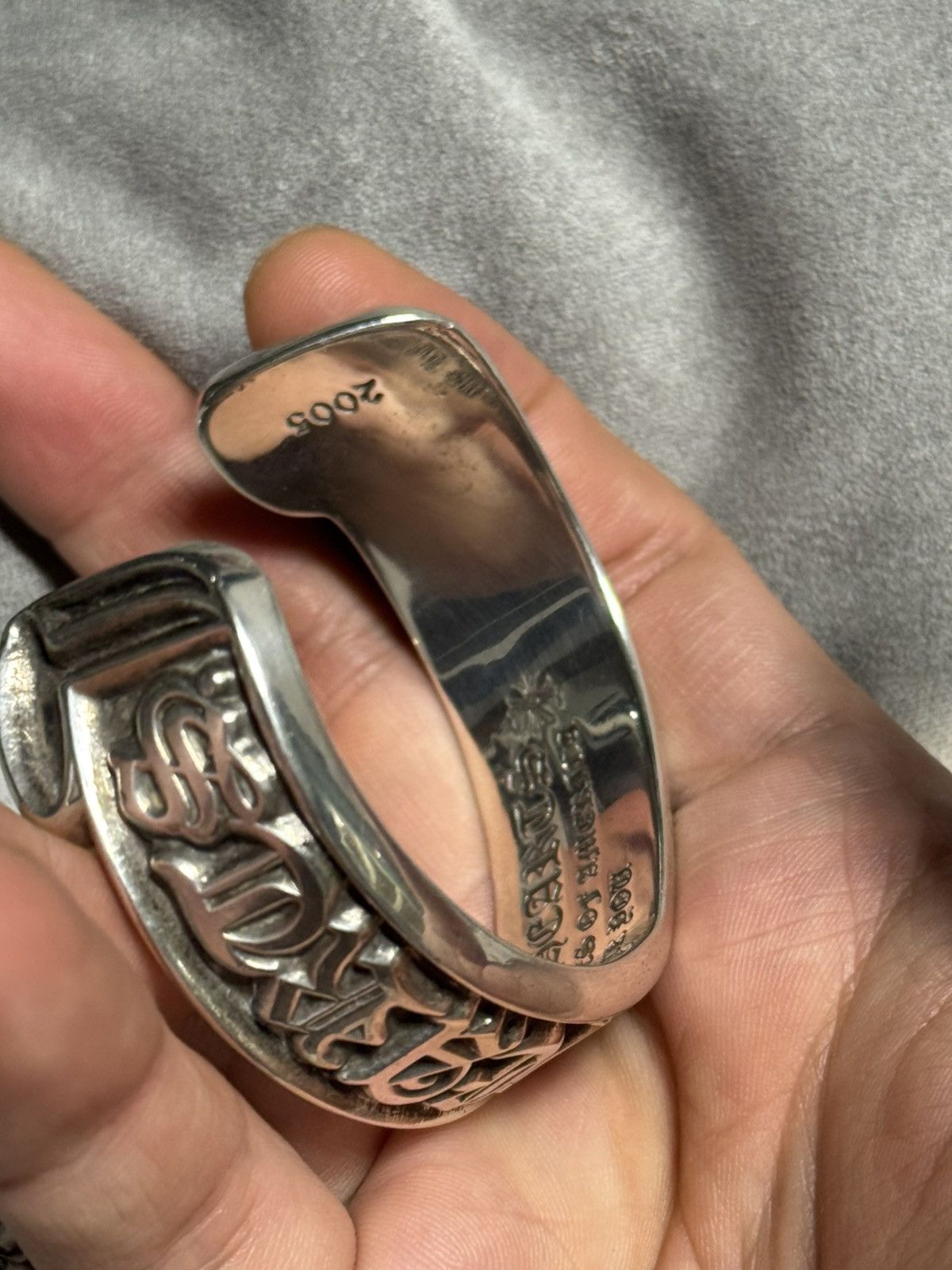 Chrome Hearts Chrome hearts scroll logo bangle Size ONE SIZE - 6 Thumbnail