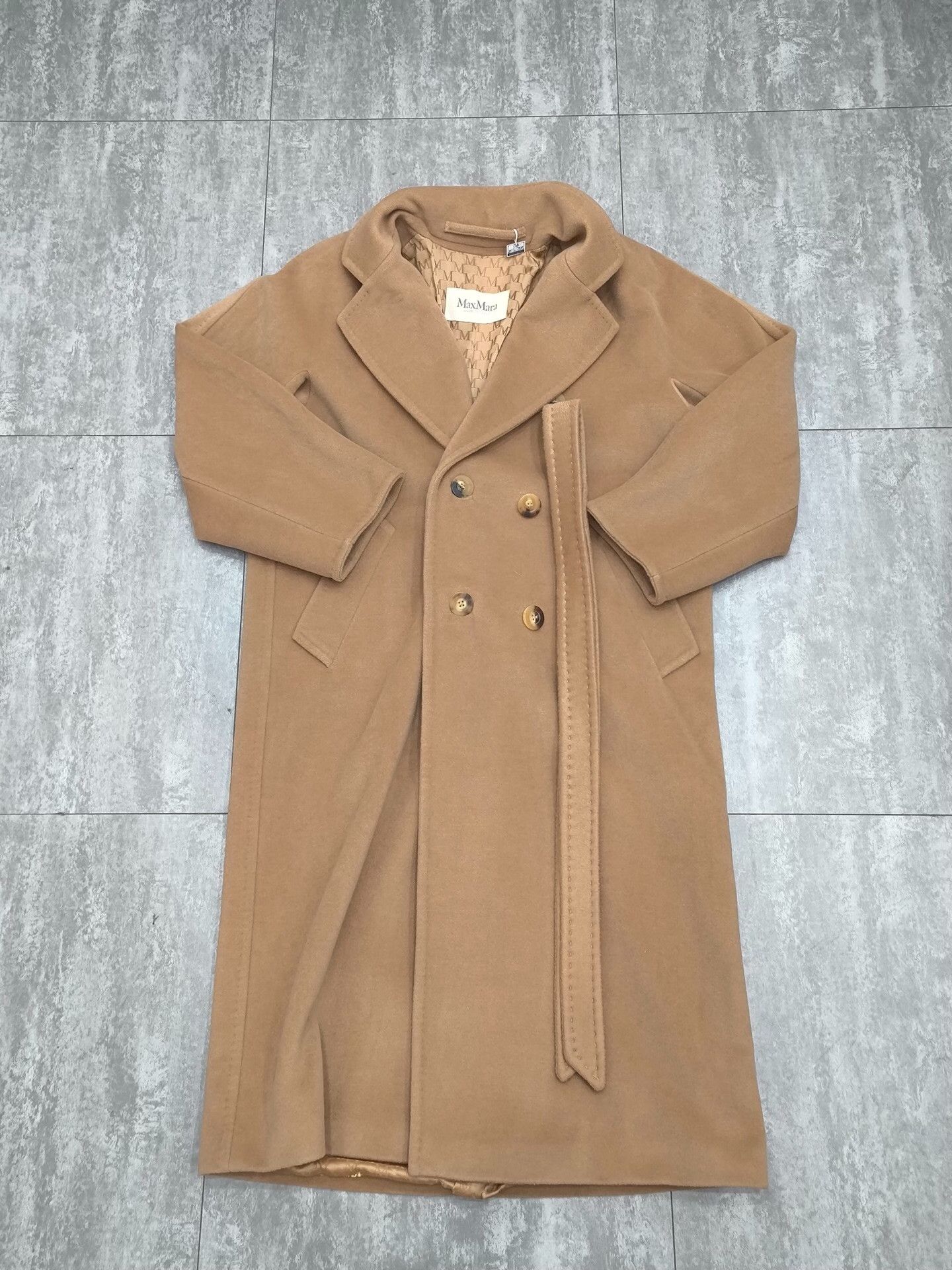 Max Mara Max Mara Long Brown Coat XS Women Size XS / US 0-2 / IT 36-38 - 1 Thumbnail