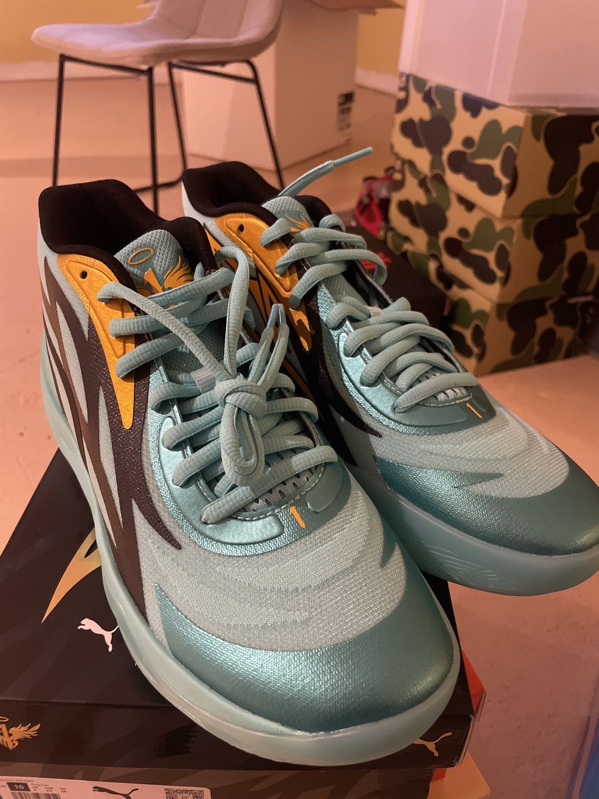 Puma Puma LaMelo Ball MB.02 ‘elektro aqua’ Size US 10 / EU 43 - 3 Thumbnail
