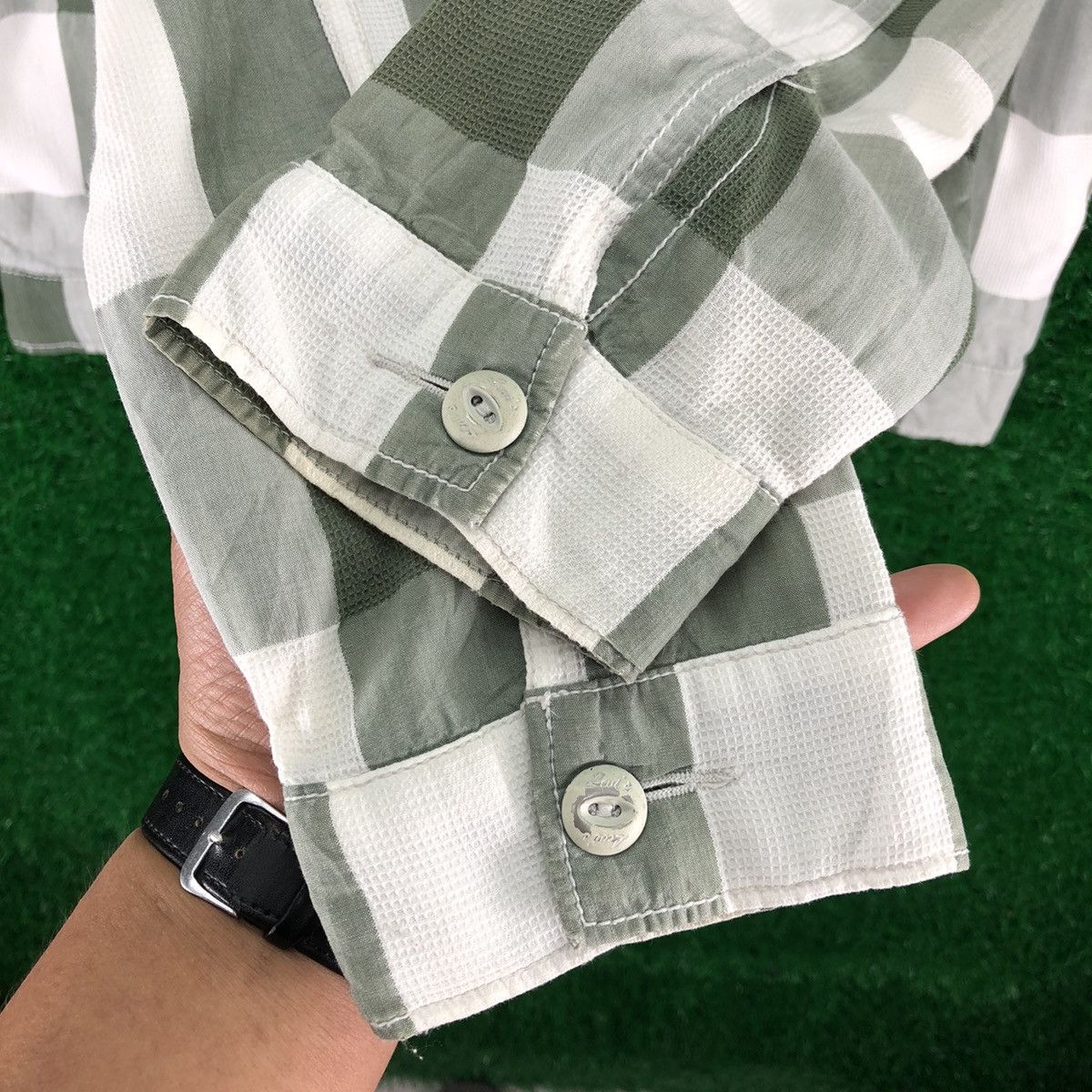 Levi's Levis White Tab Checkered Summer Jacket Button up Size US S / EU 44-46 / 1 - 13 Thumbnail