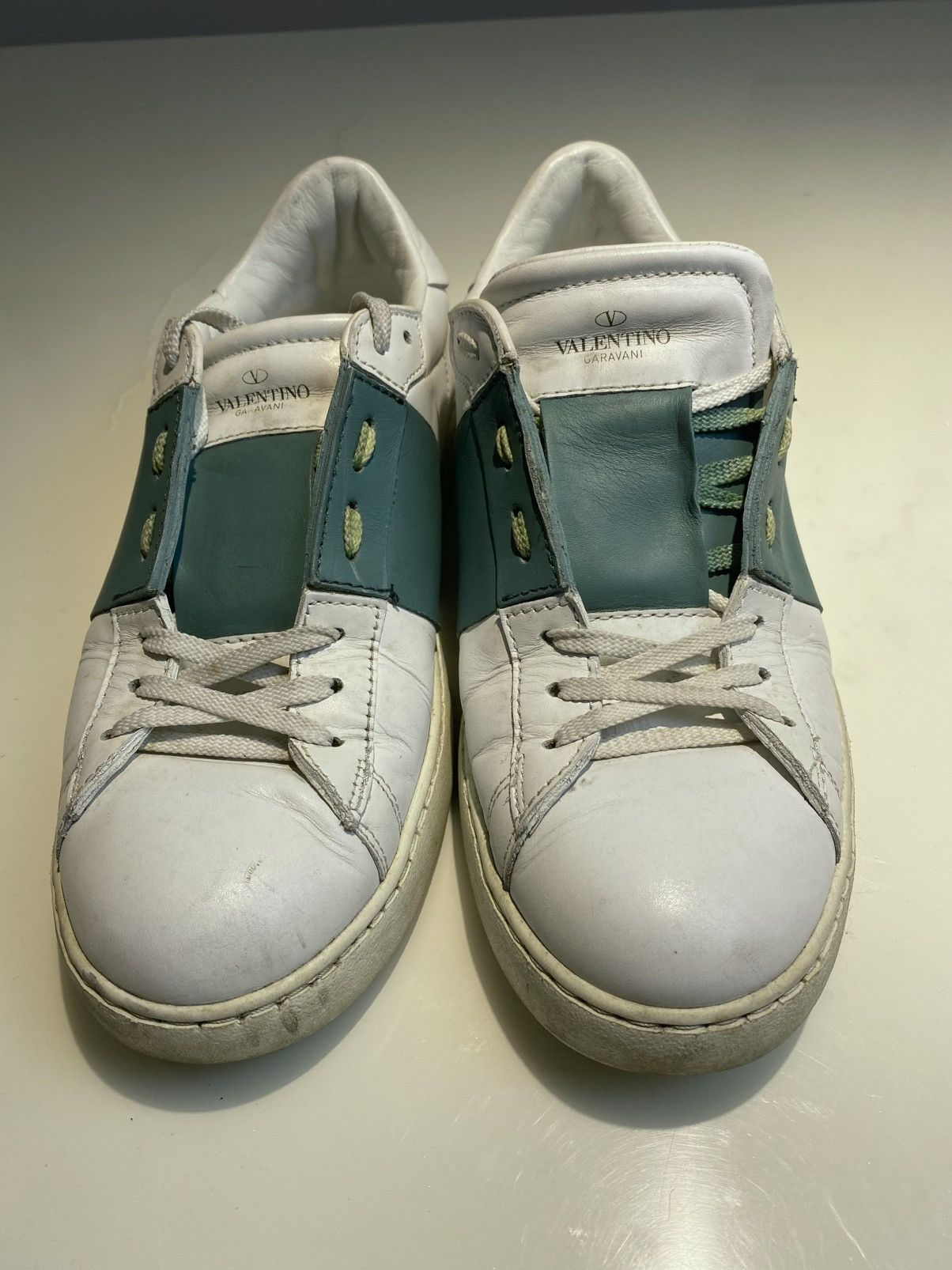 Valentino Valentino White Studs Laced Sneaker 43 Size US 10 / EU 43 - 2 Thumbnail