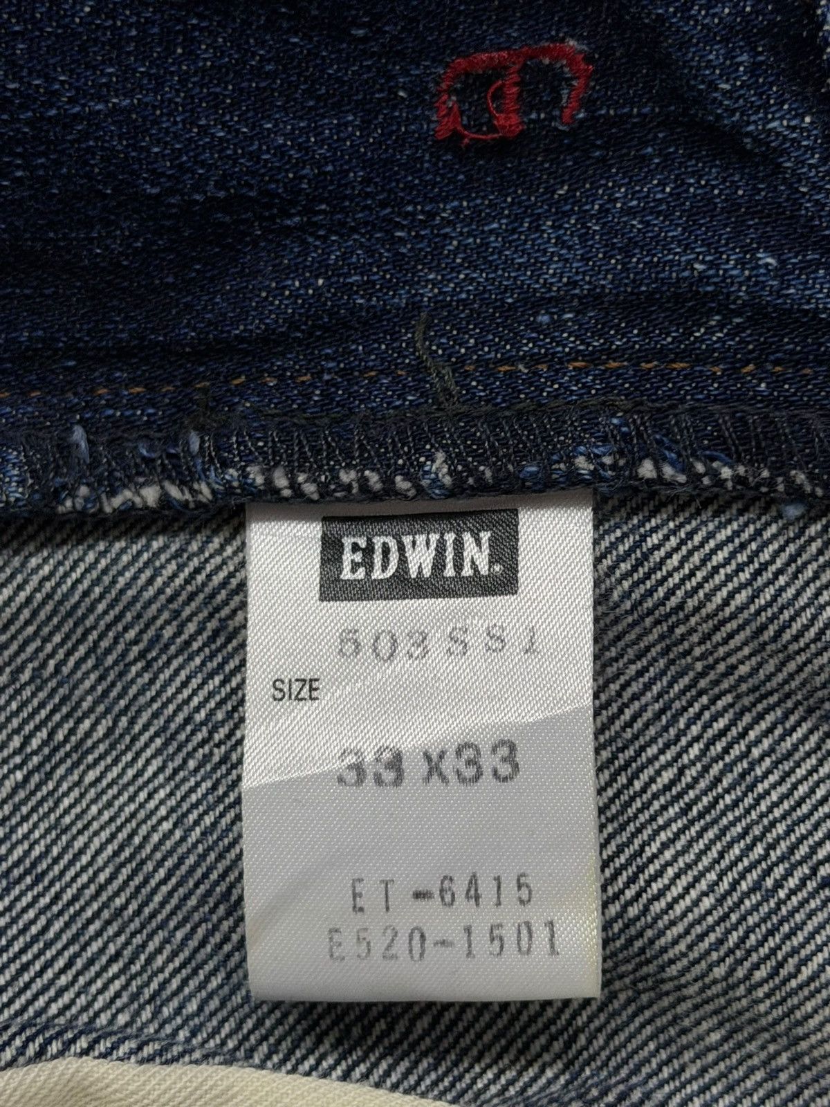 Edwin Vintage 503 SS Japan Denim Jeans | Relaxed Straight | W34 Size US 34 / EU 50 - 14 Thumbnail