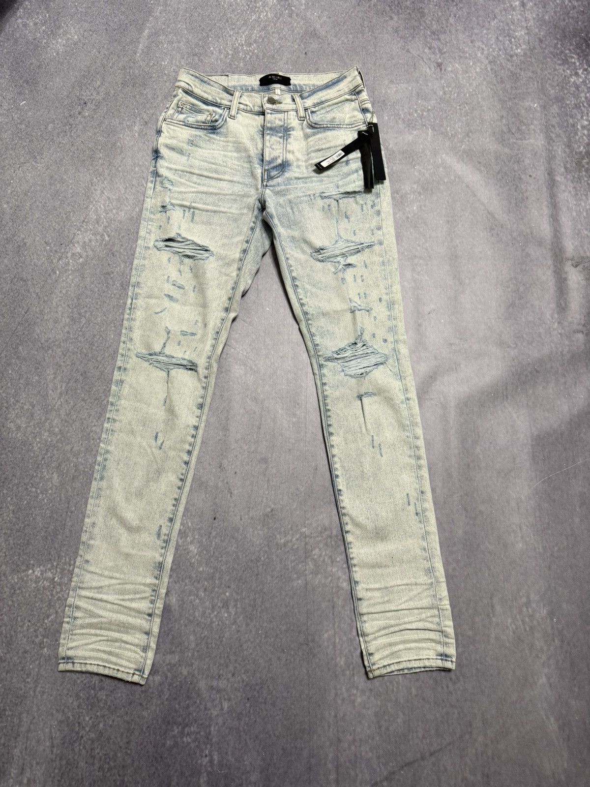 Amiri AMIRI Thrasher Plus Vintage Sky Slim Jeans Size US 29 - 1 Thumbnail