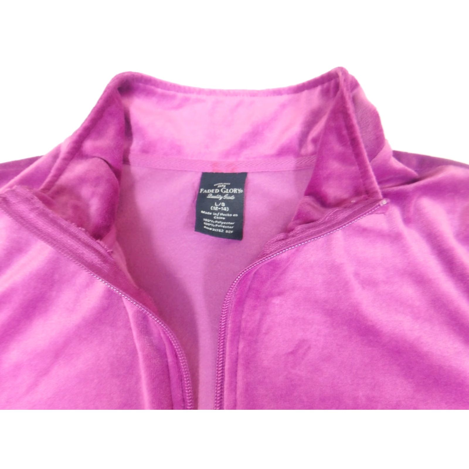 Faded Glory Faded Glory Womens Cardigan Sweater L Pink Puff Sleeve Knit Cotton Bow Button Regular Winter Full Zip Size L / US 10 / IT 46 - 4 Thumbnail