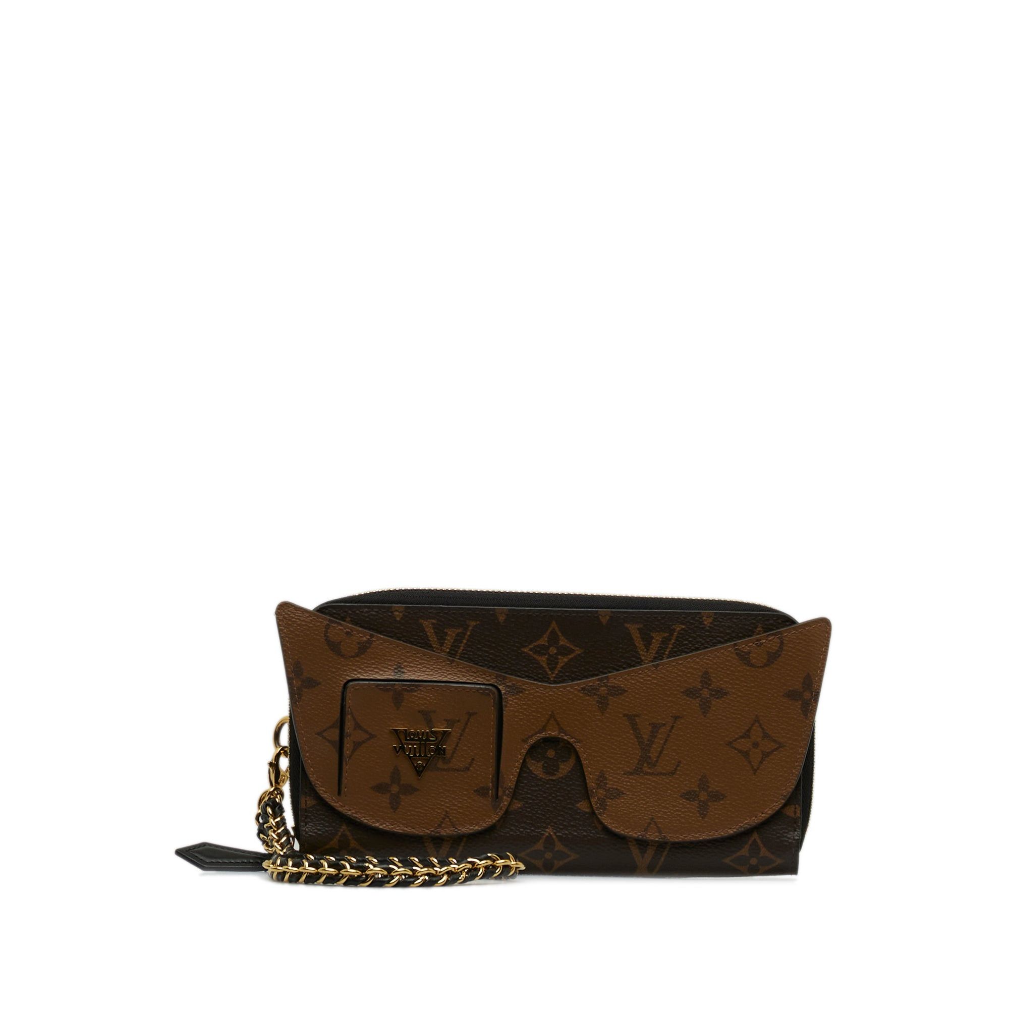 Louis Vuitton Monogram Reverse Zippy Wallet Shades Brown