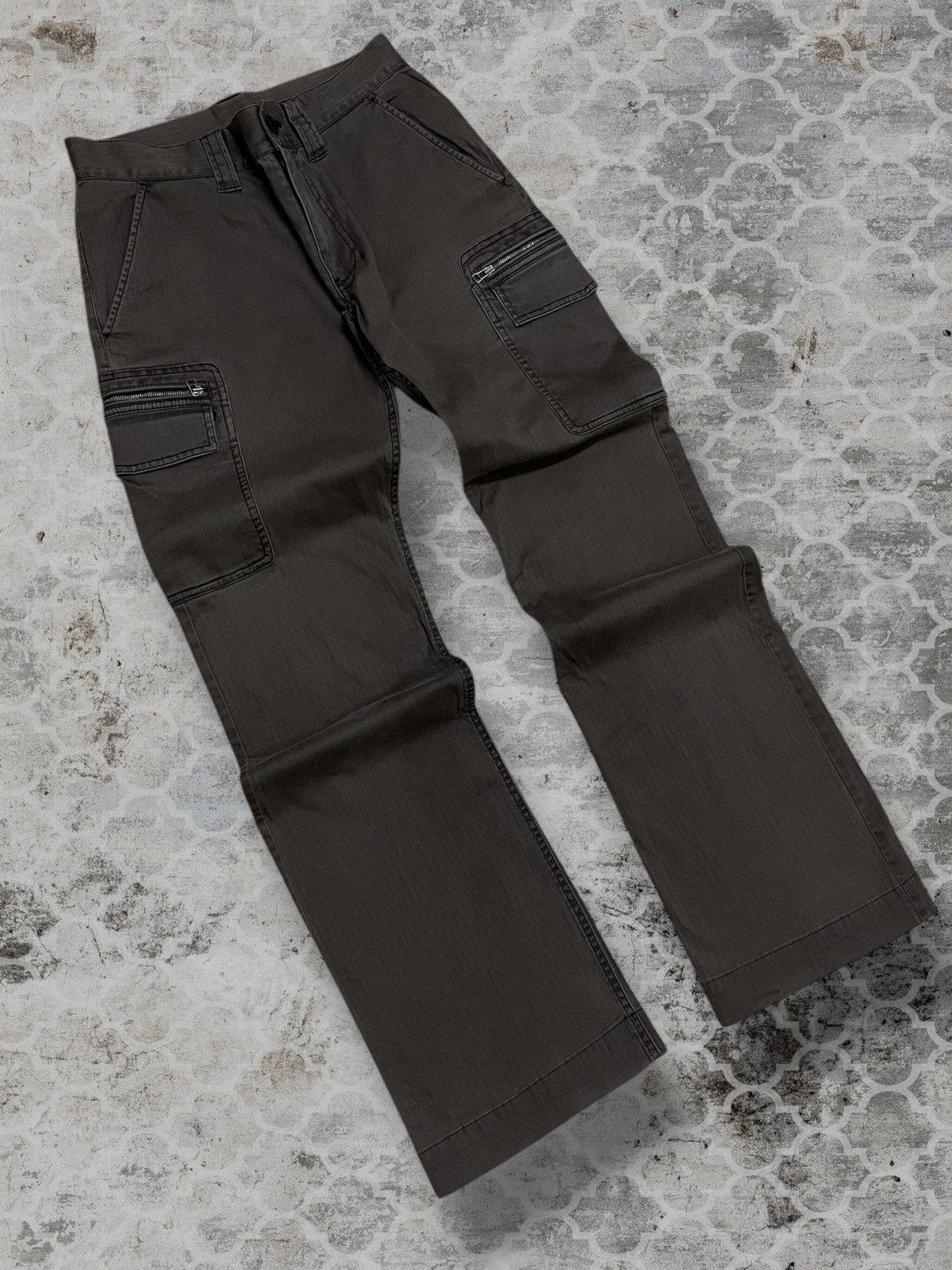 JOSEPH HOMME Vintage 1990s Designer Joseph Homme Faded Distressed Cargo Size US 28 / EU 44 - 2 Thumbnail