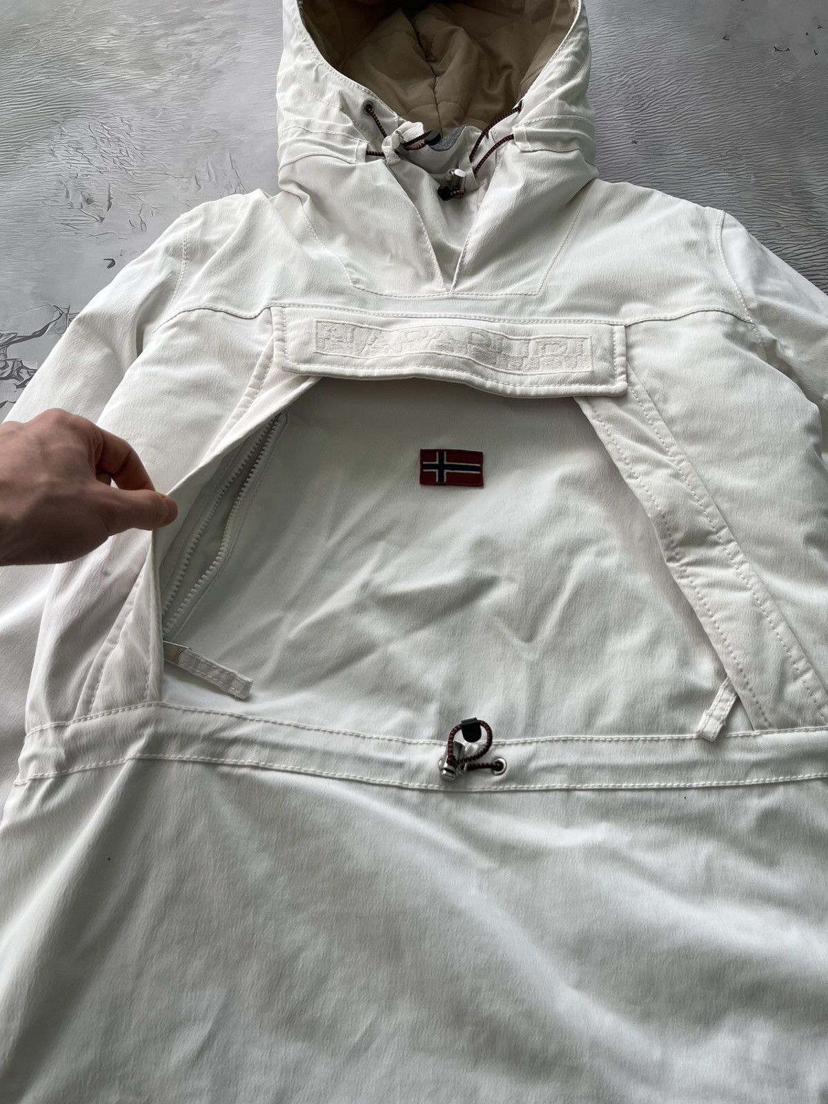 Napapijri Napapijri Skidoo Anorak Jacket 4 Fleece Outdoor White Size XL / US 12-14 / IT 48-50 - 8 Thumbnail