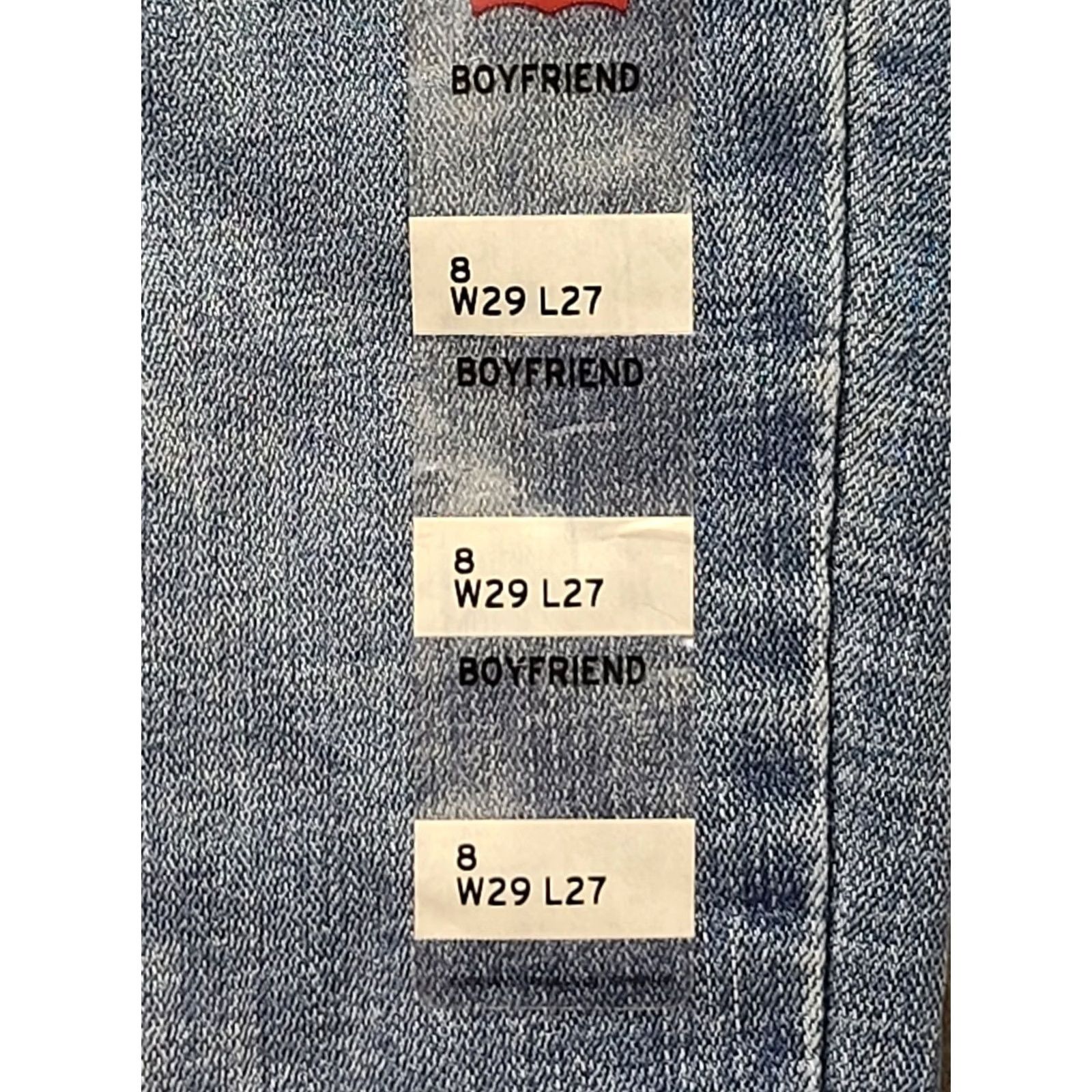 Levi's VINTAGE Levi's Jeans Womens 8 Boyfriend Relaxed Fit Mid Rise Tapered Leg Distressed Blue 5-Pocket Denim Clothing Womens Jeans Boys? Size 30" / US 8 / IT 44 - 3 Thumbnail