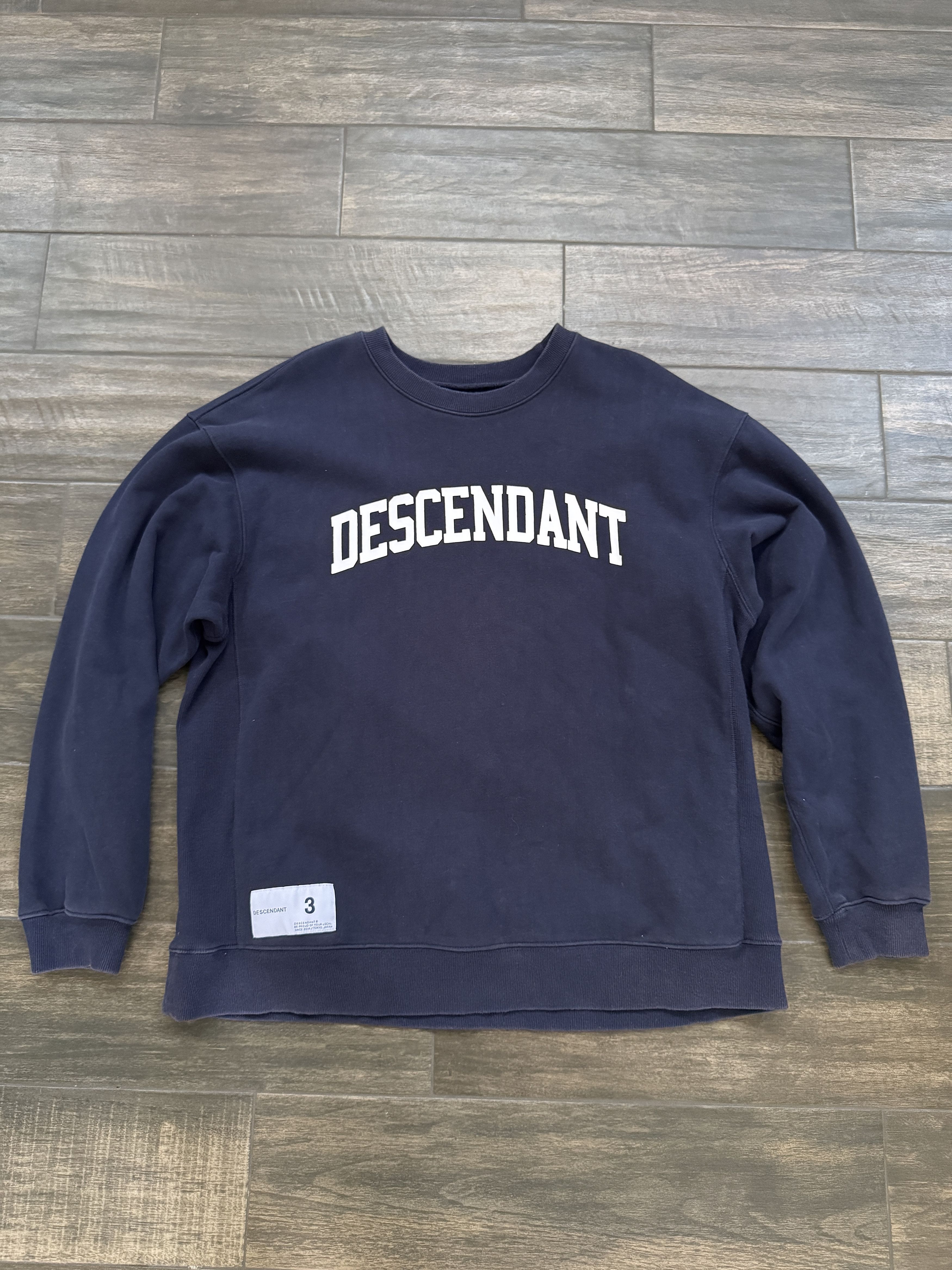 トップス descendant CREW NECK SWEATSHIRT Descendant Descendant DCDT Team Crew Neck Sweatshirt | Grailed